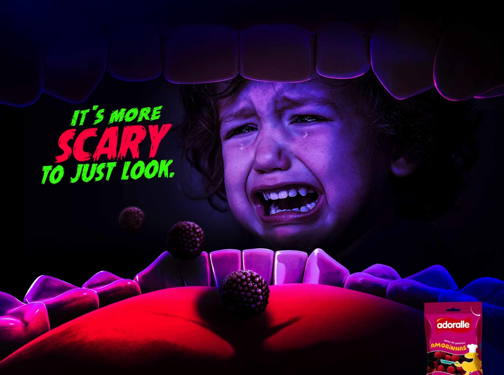 Adoralle Print Ad - Boy With a Lot of Fear 
