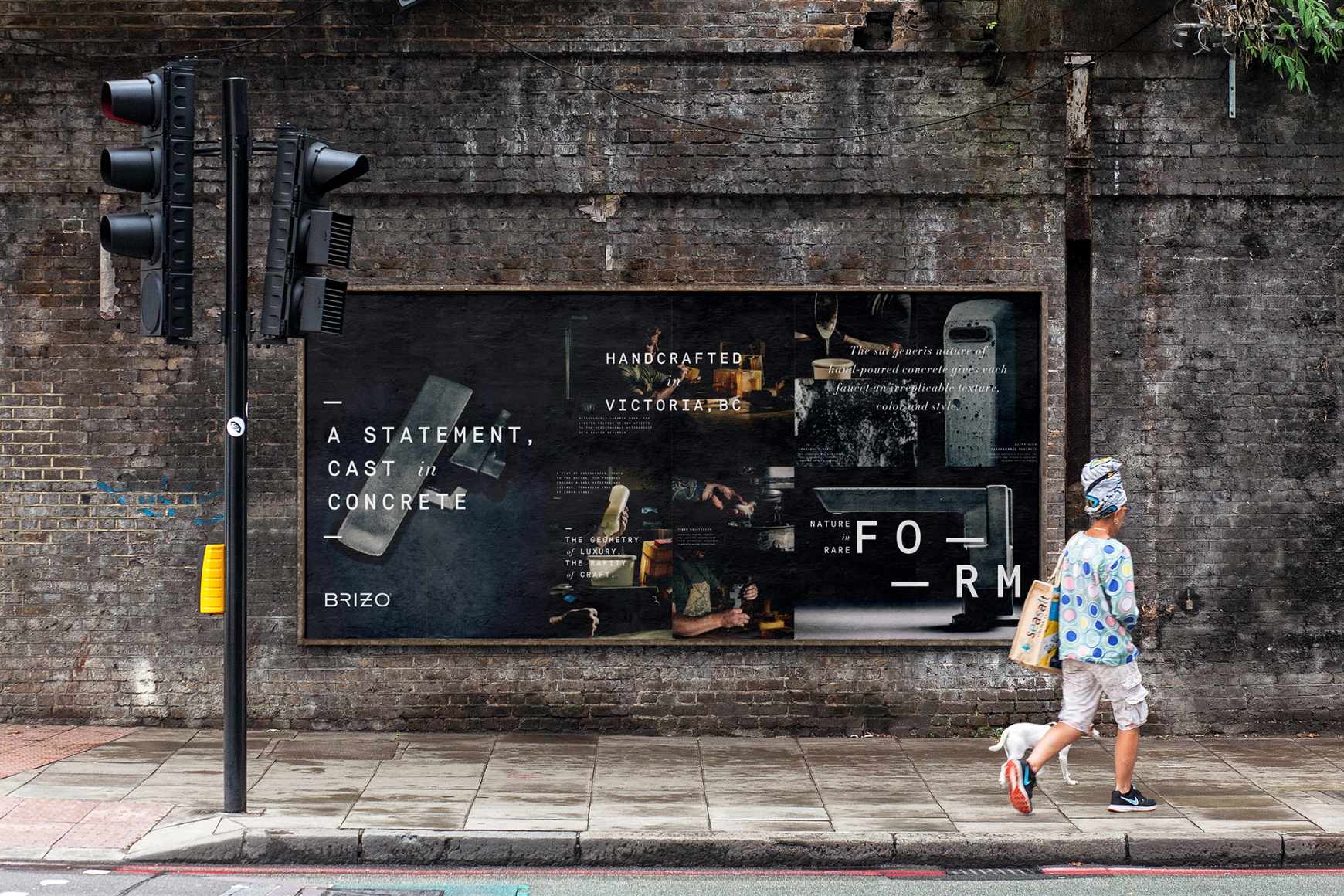 Brizo Integrated Ad - #TheBeautyofConcrete