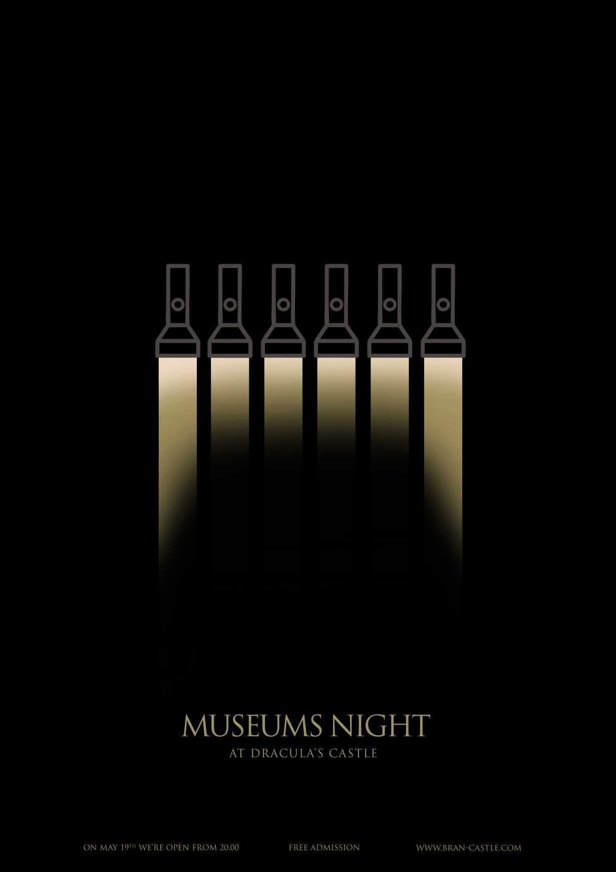 Bran Castle Print Ad - Museums night at Dracula’s Castle