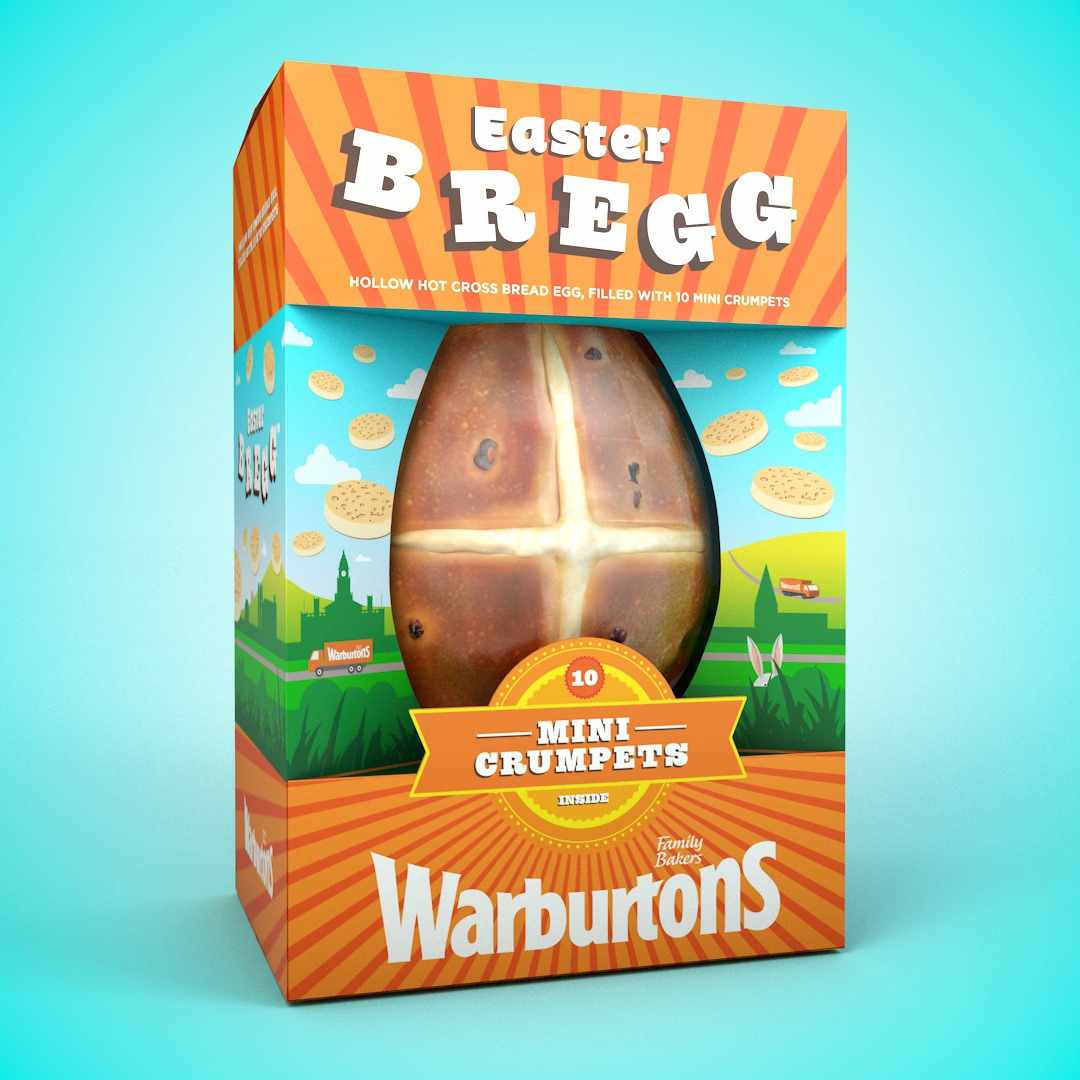 Warburtons Design Ad - Easter Bregg