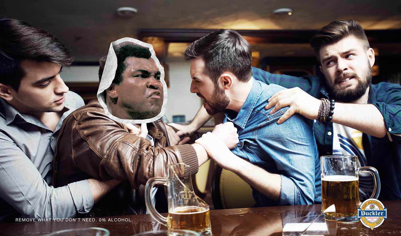 Buckler Print Ad - Remove what you don’t need, 1