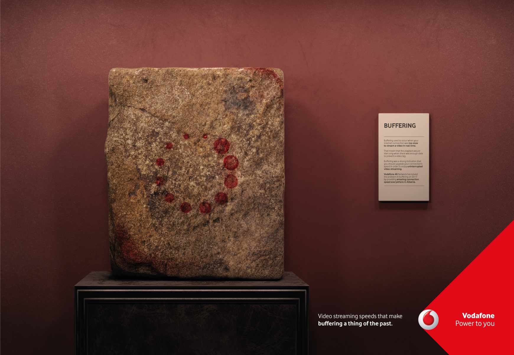 Vodafone Print Ad - Buffering, 2