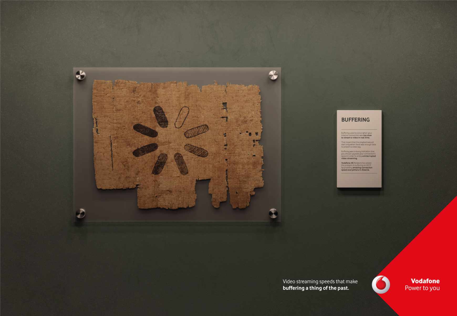 Vodafone Print Ad - Buffering, 3