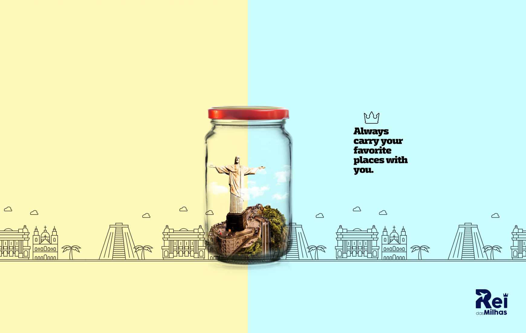 Rei das Milhas Print Ad - Favorite Places - Little Bowl 