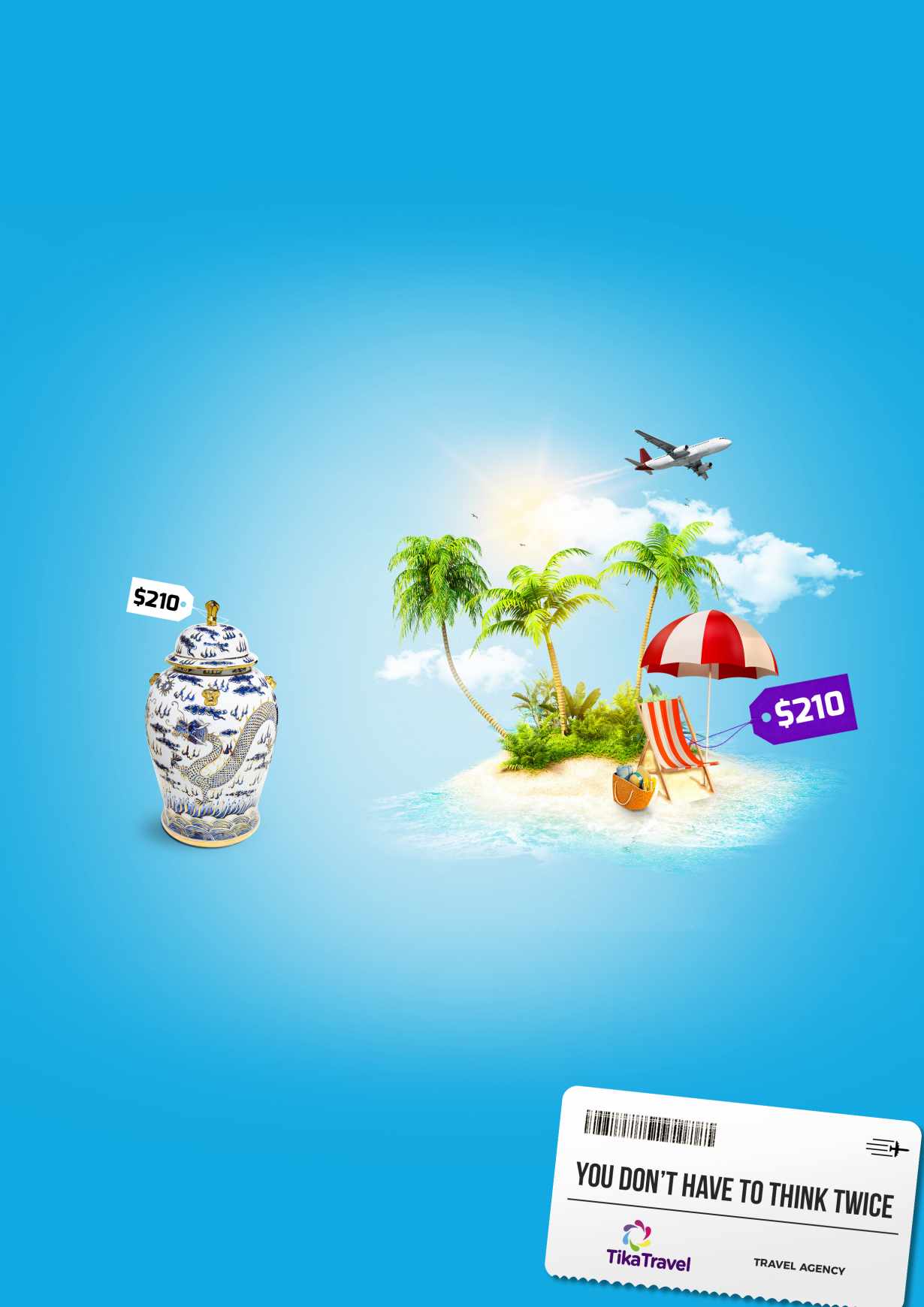 Tika Travel Print Ad - Cancún