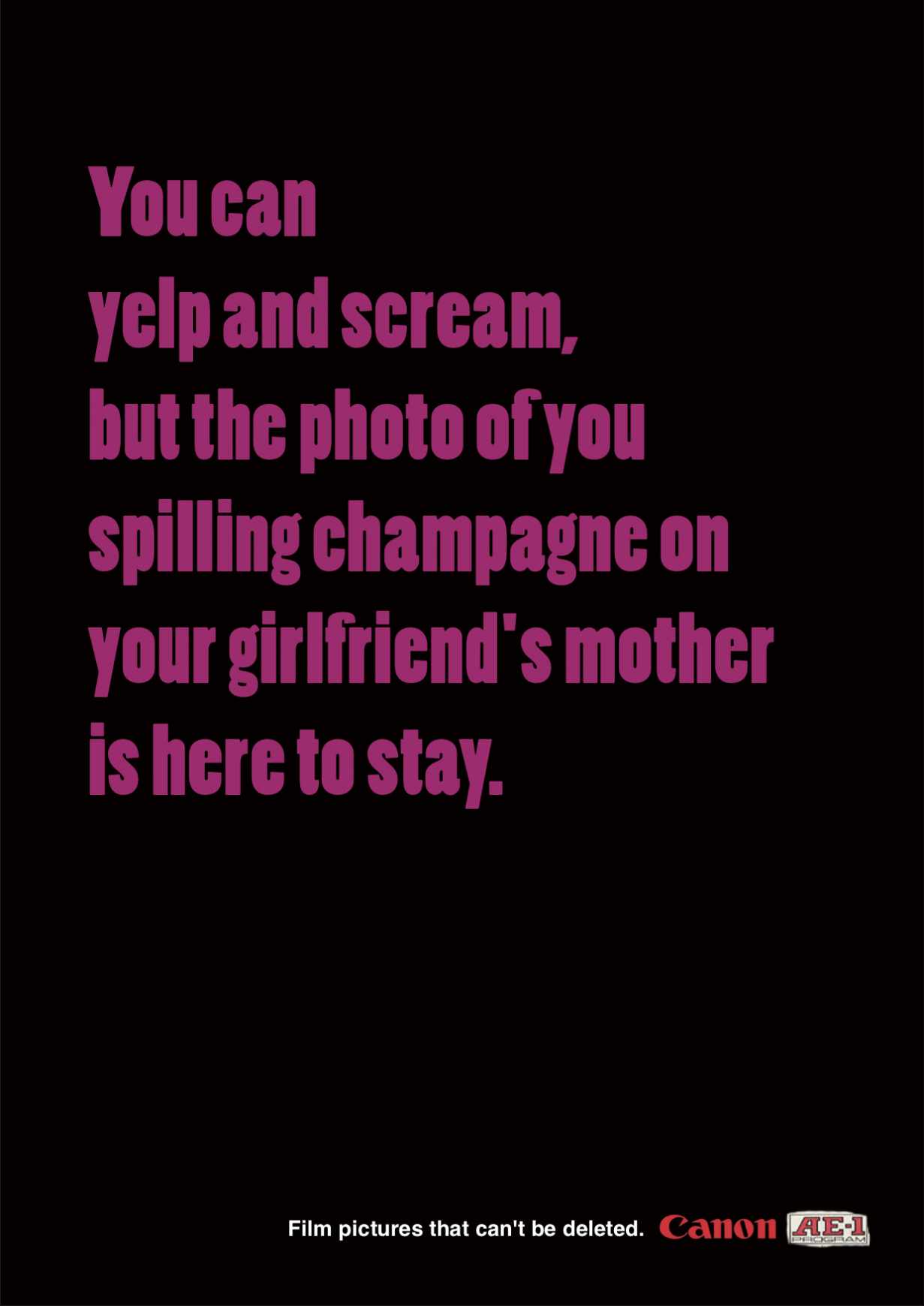 Canon Print Ad - Spilling