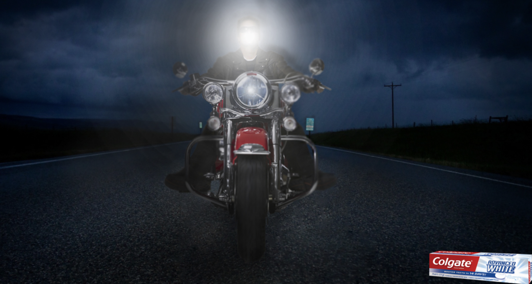 Colgate Print Ad - Moto