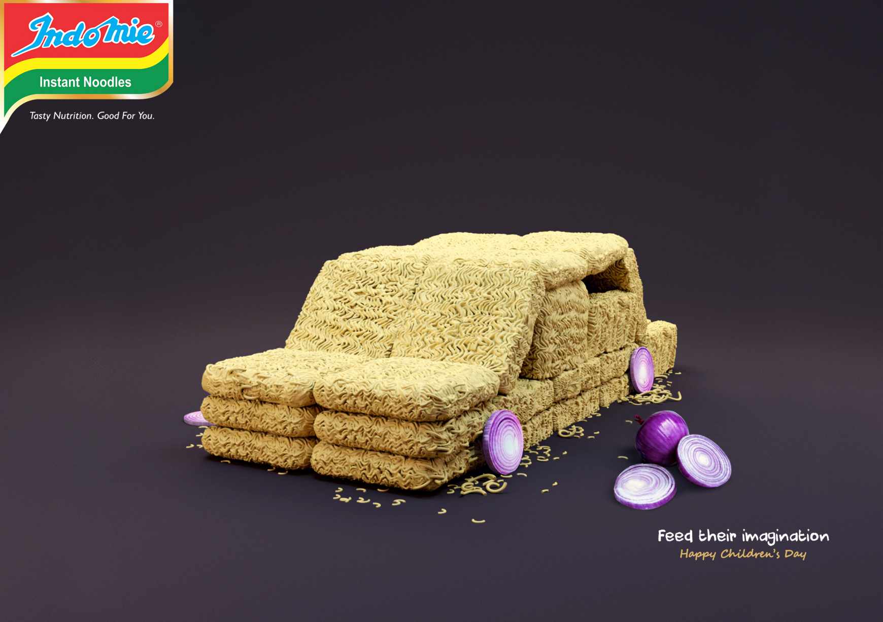 Indomie Noodles Print Ad - Feed Their Imagination, 2
