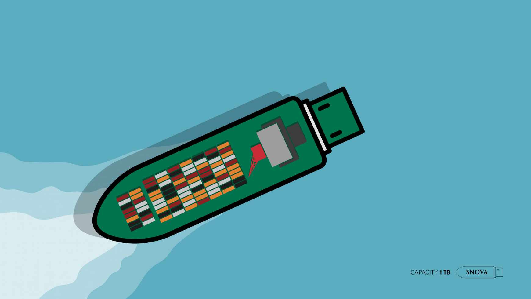 Snova Print Ad - Cargo Ship 