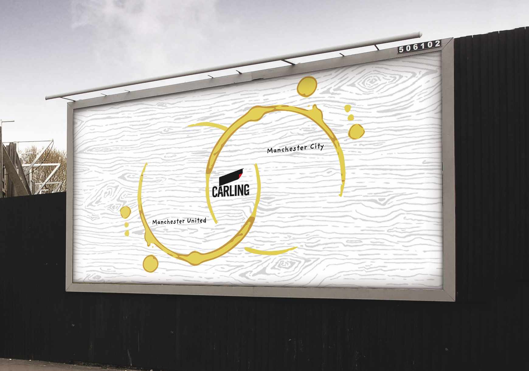 Carling Outdoor Ad - Football Rivals