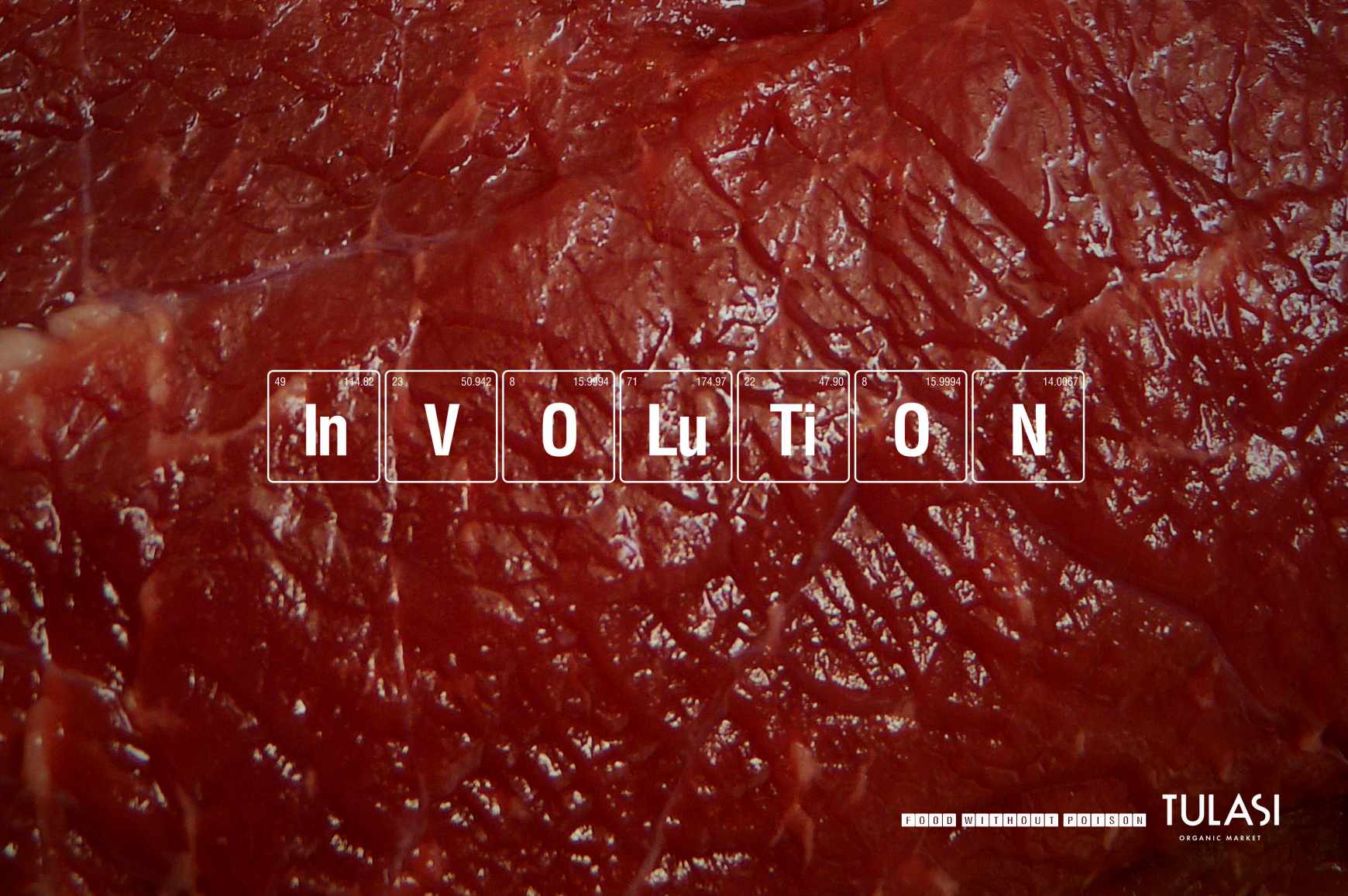 Tulasi Organic Market Print Ad - Meat