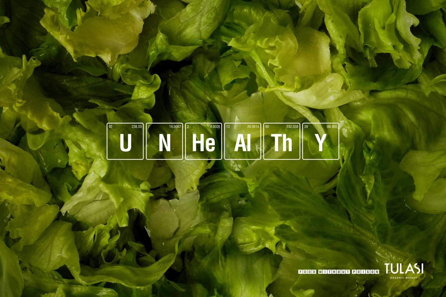 Tulasi Organic Market Print Ad - Lettuce 