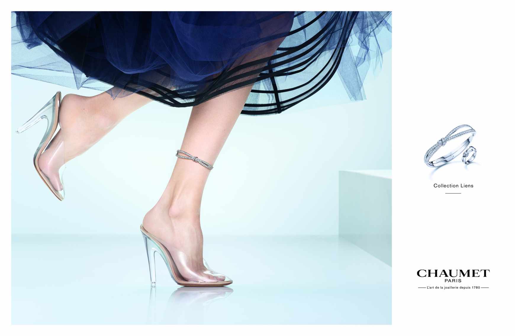 Advertisement by BETC Luxe, France Chaumet Print Ad - Collection Liens