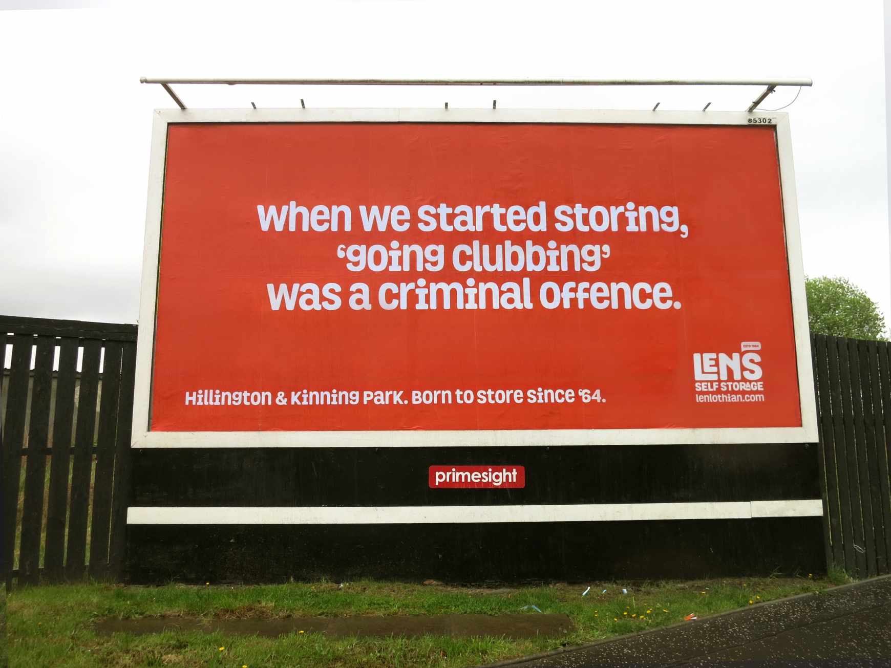 Len’s Self Storage Outdoor Ad - Born To Store Since ‘64, 4