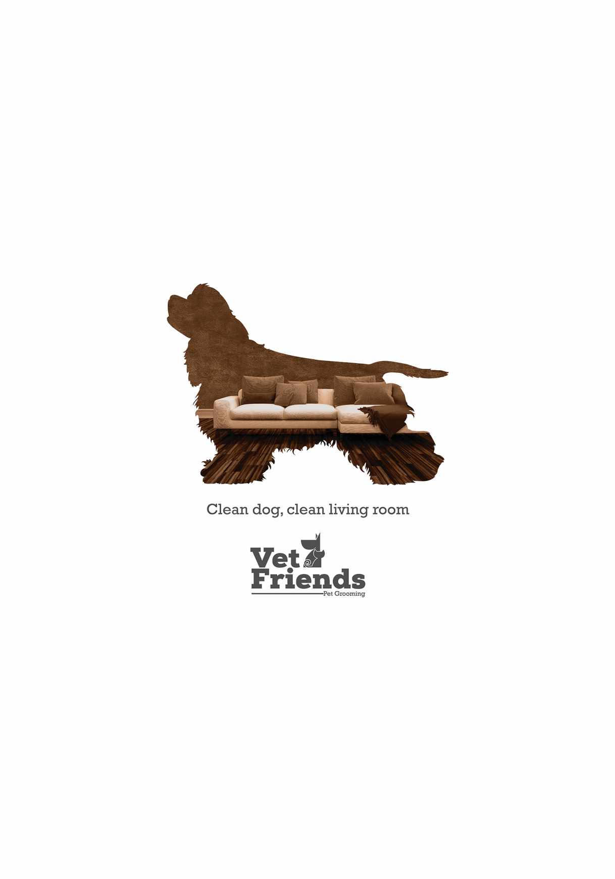 Vet Friends Print Ad - Cocker