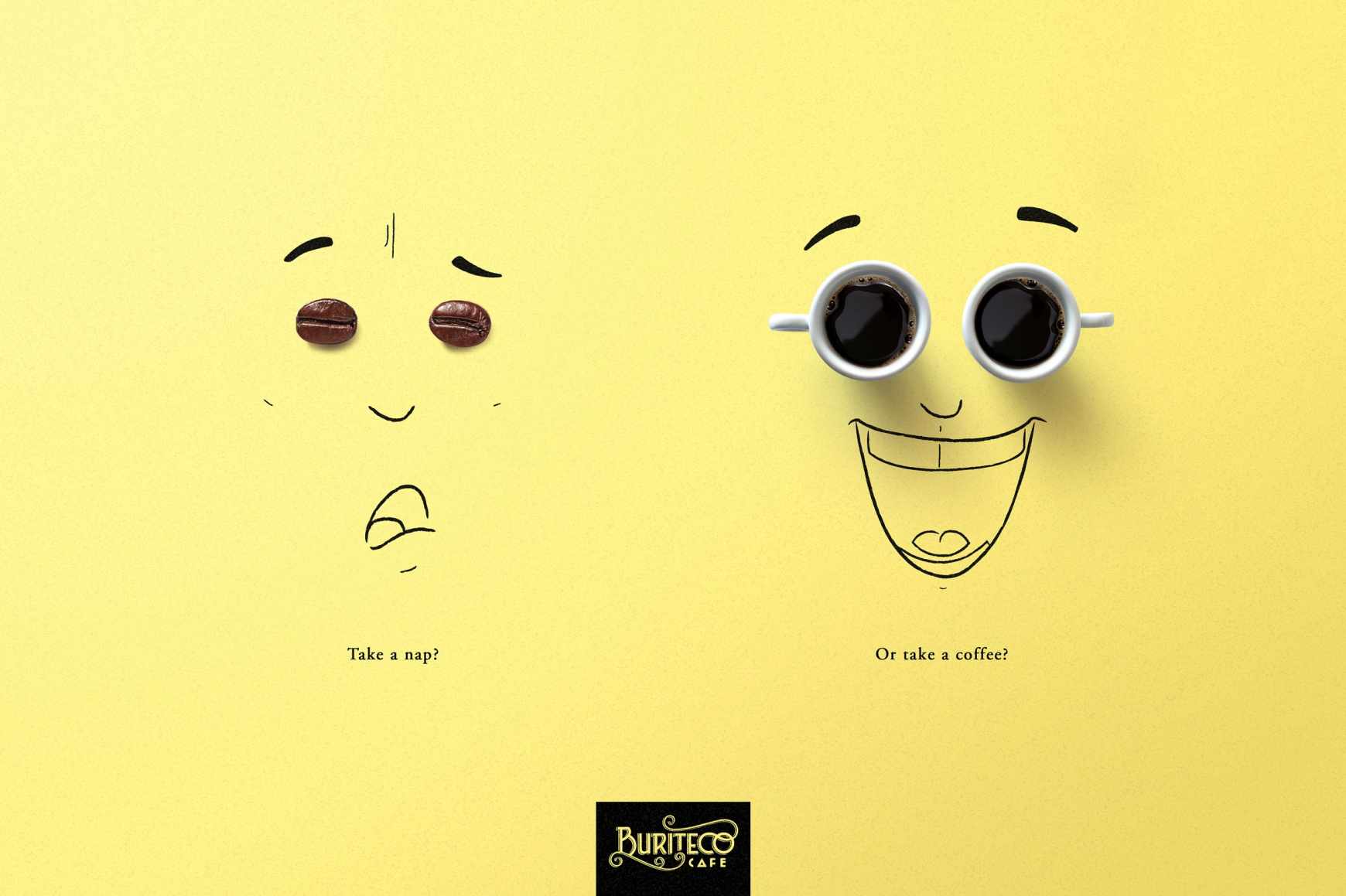 Buriteco Cafe Print Ad - Take A Nap?, 1 