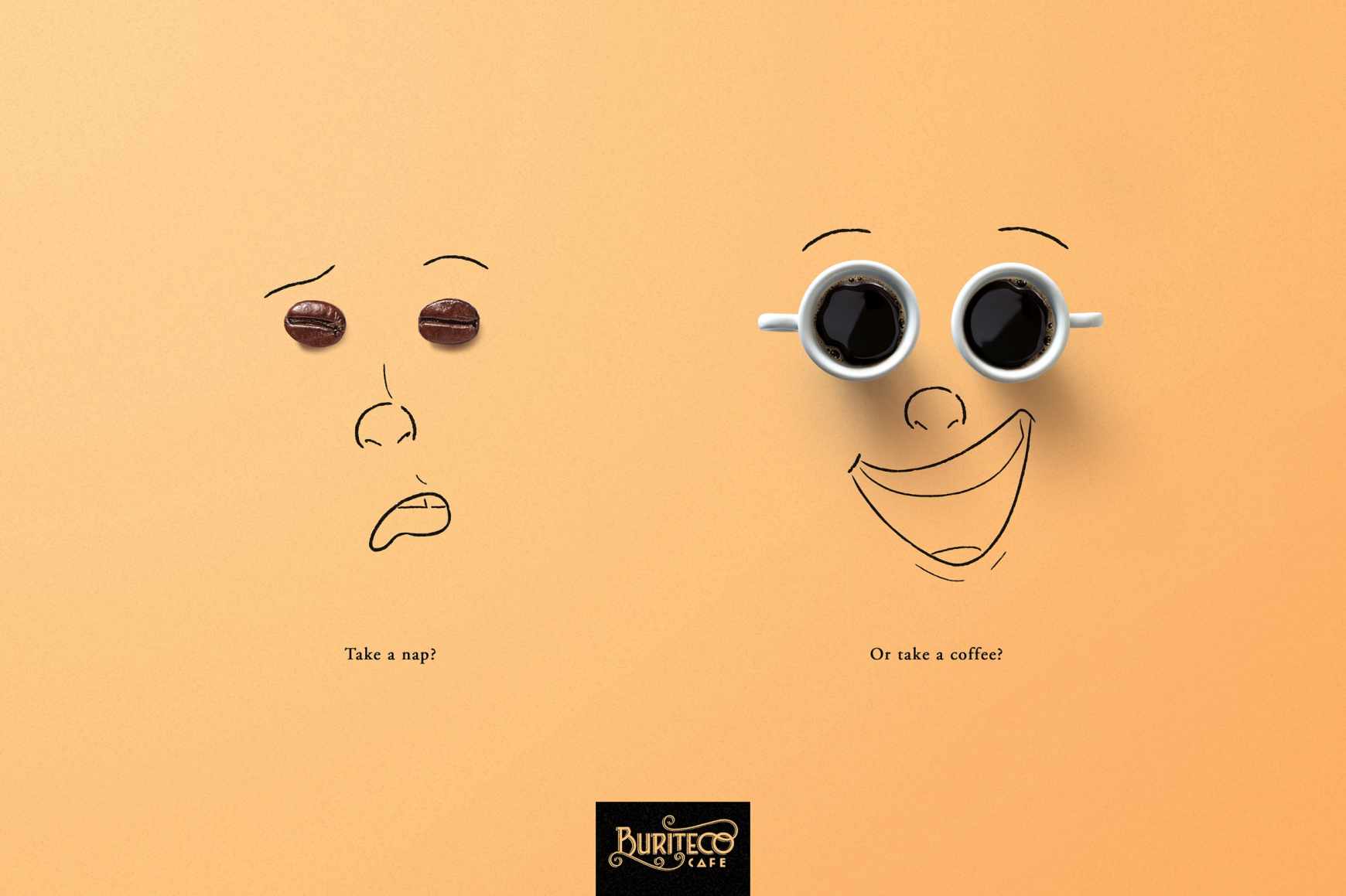 Buriteco Cafe Print Ad - Take A Nap?, 2