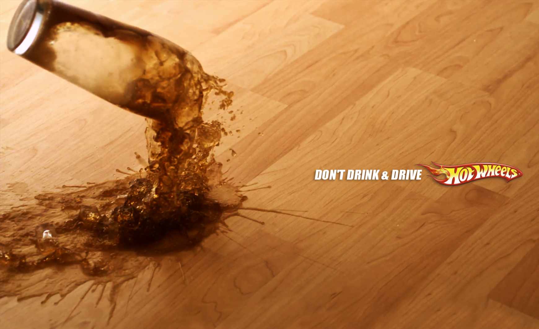 Hot Wheels Print Ad - Spilled Out - Coke