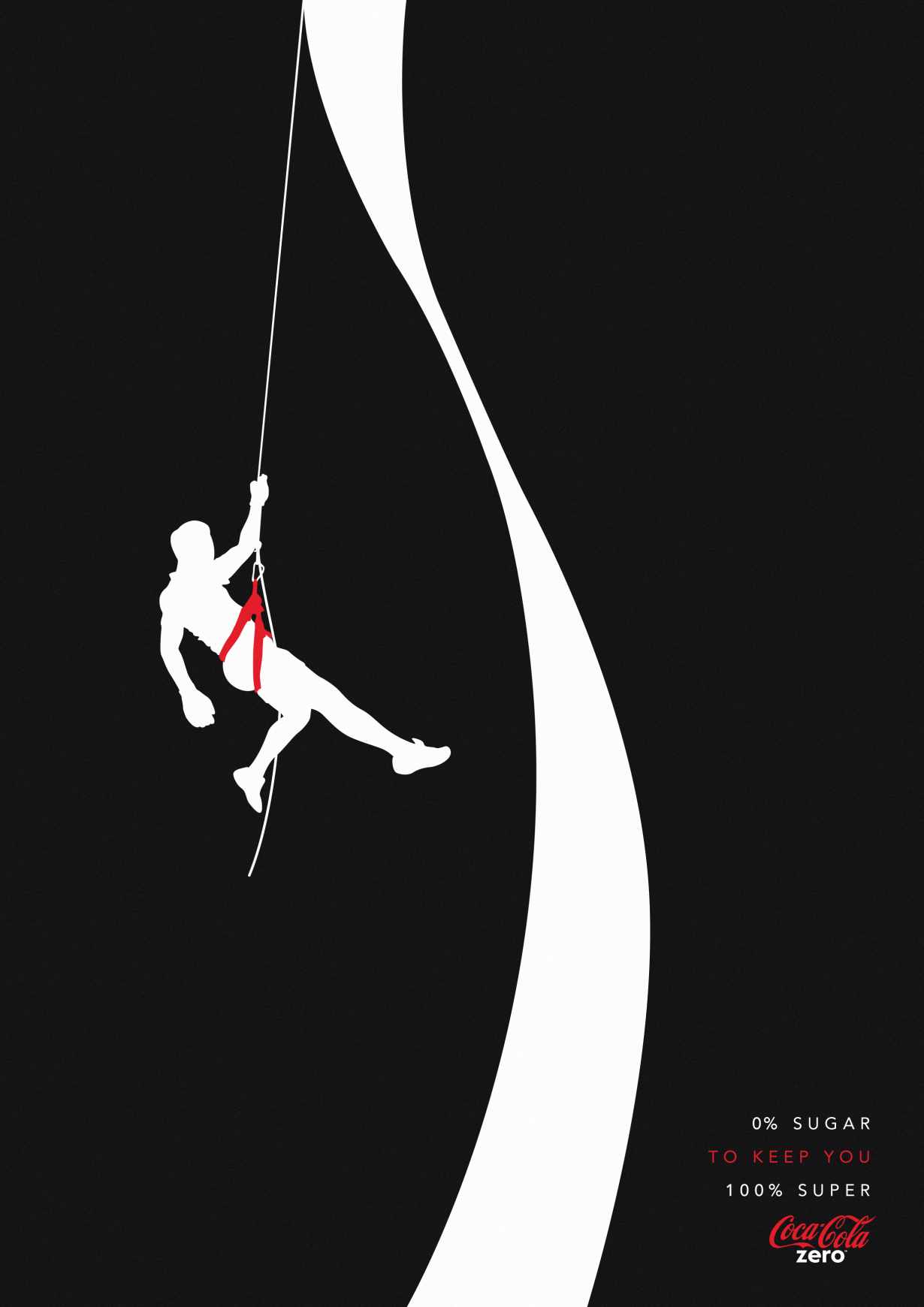 Coca-Cola Print Ad - Climber 