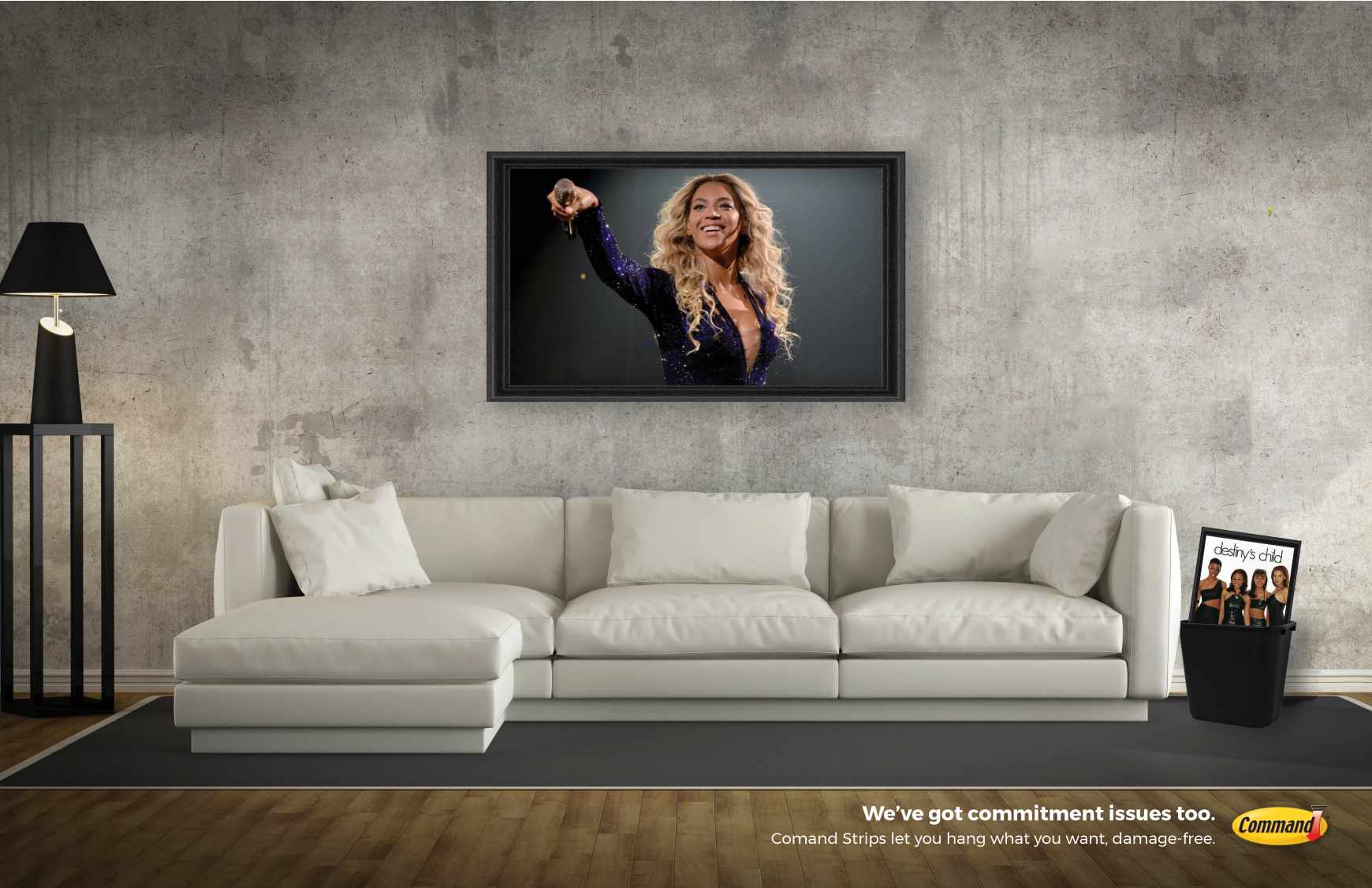 Command Print Ad - Beyonce 