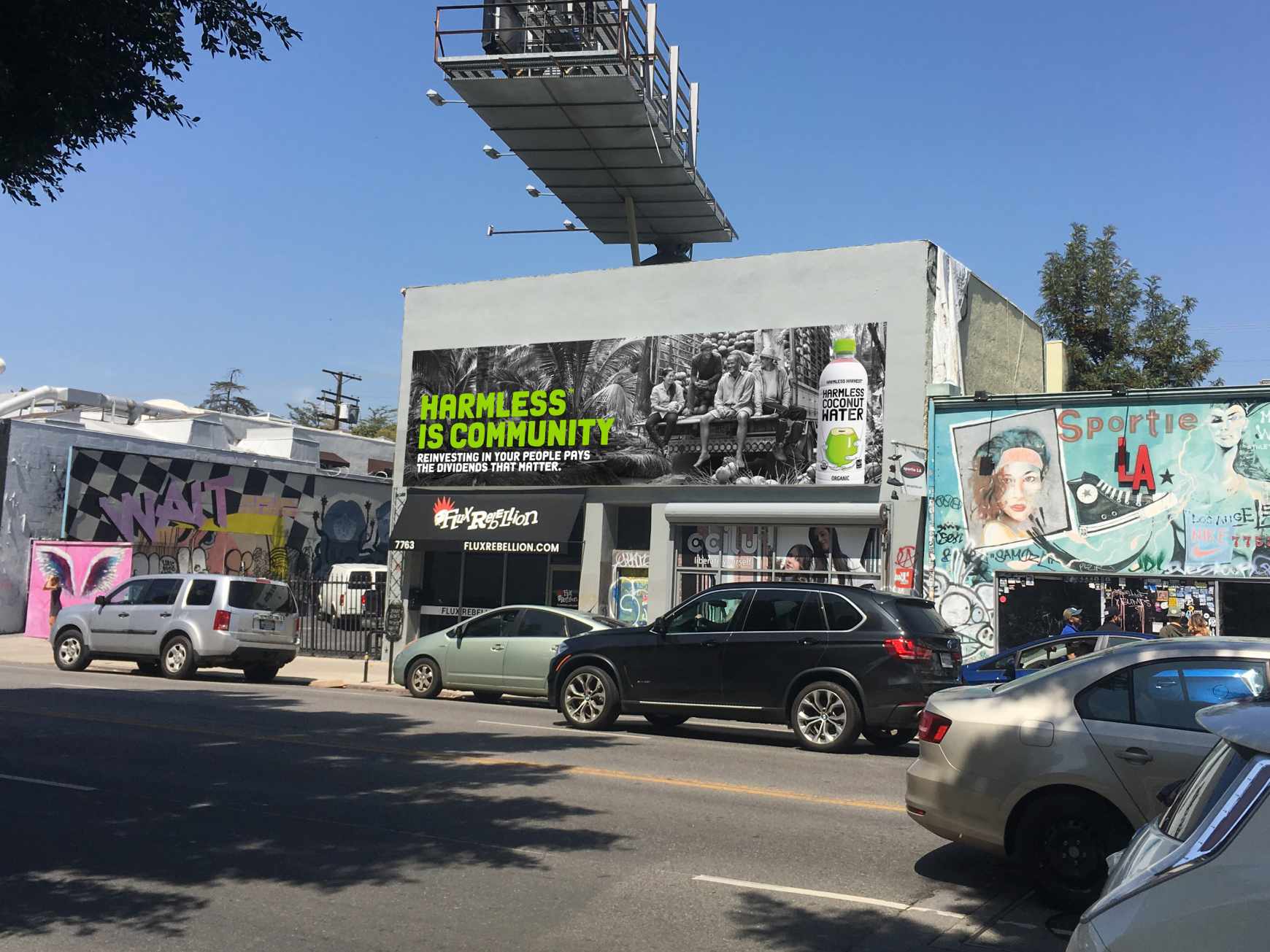 Harmless Harvest Coconut Water Outdoor Ad - Harmless Is