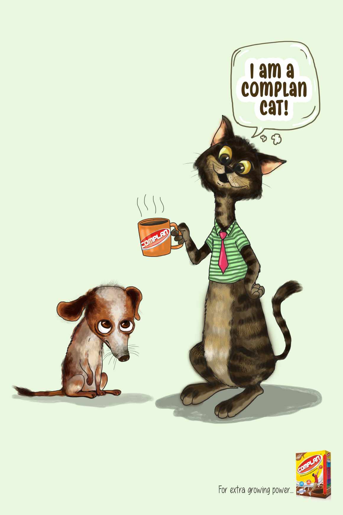Complan Print Ad - Cat