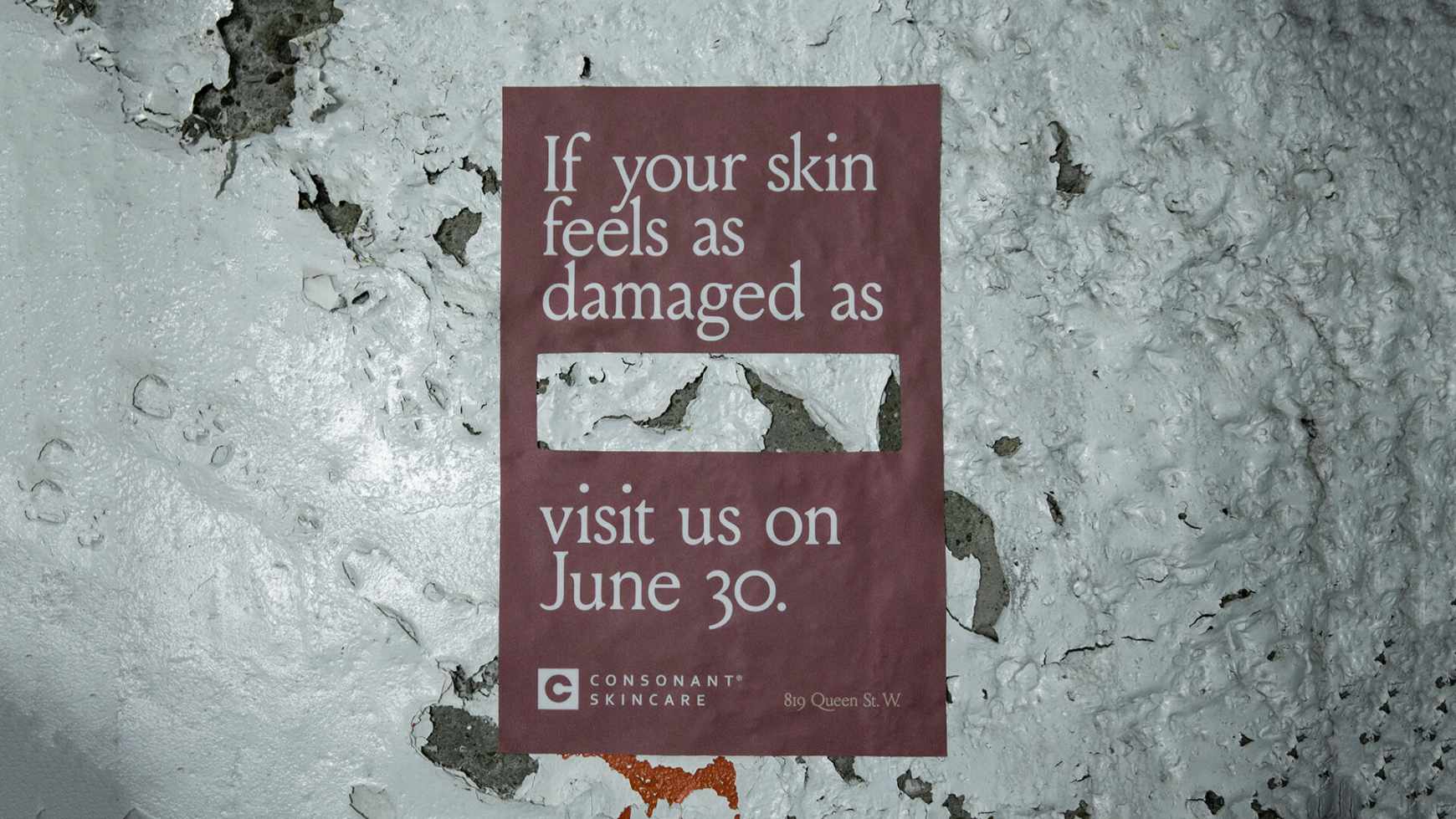 Consonant Skincare Outdoor Ad - Reskinning