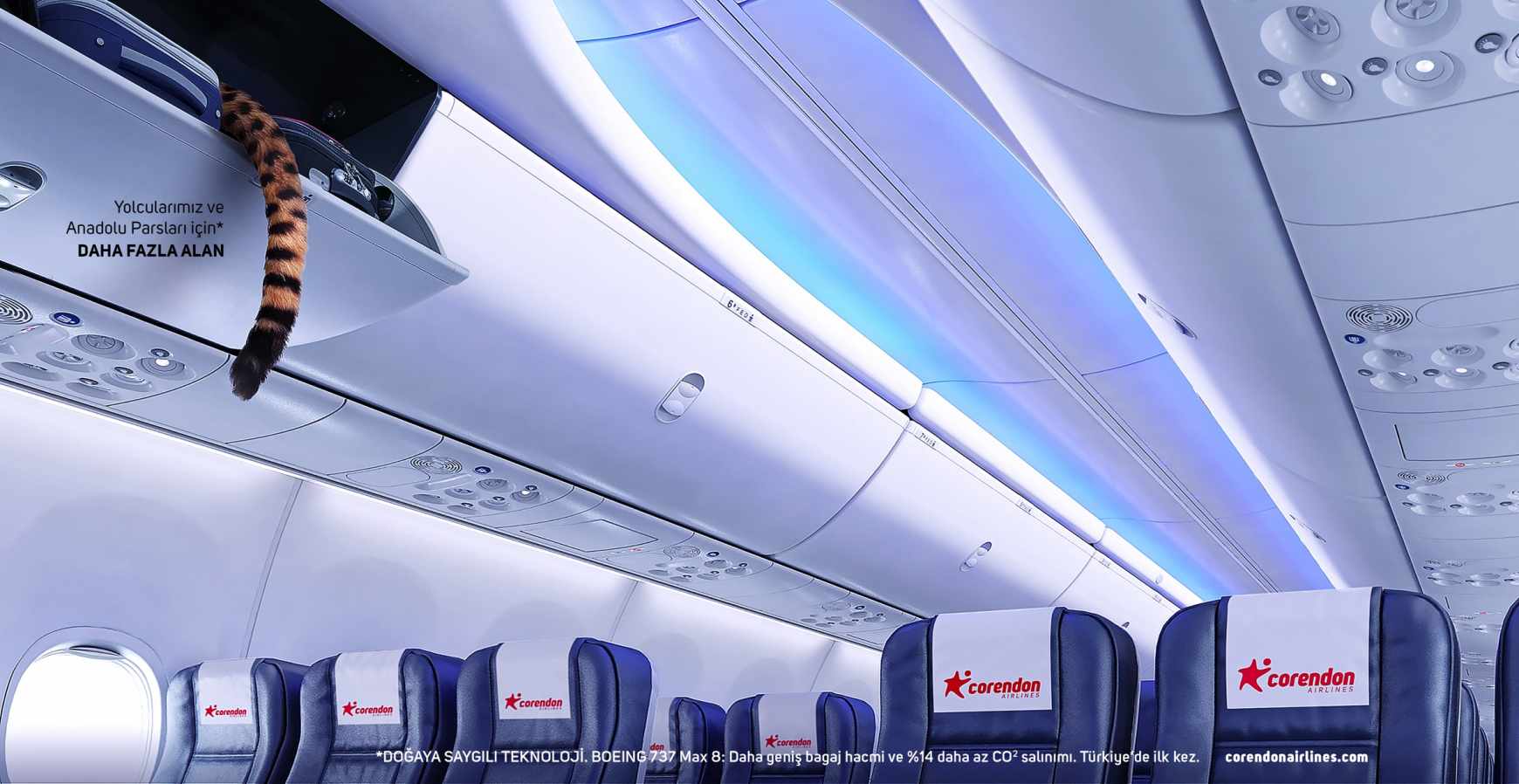 Corendon Airlines Print Ad - Anatolian Leopard