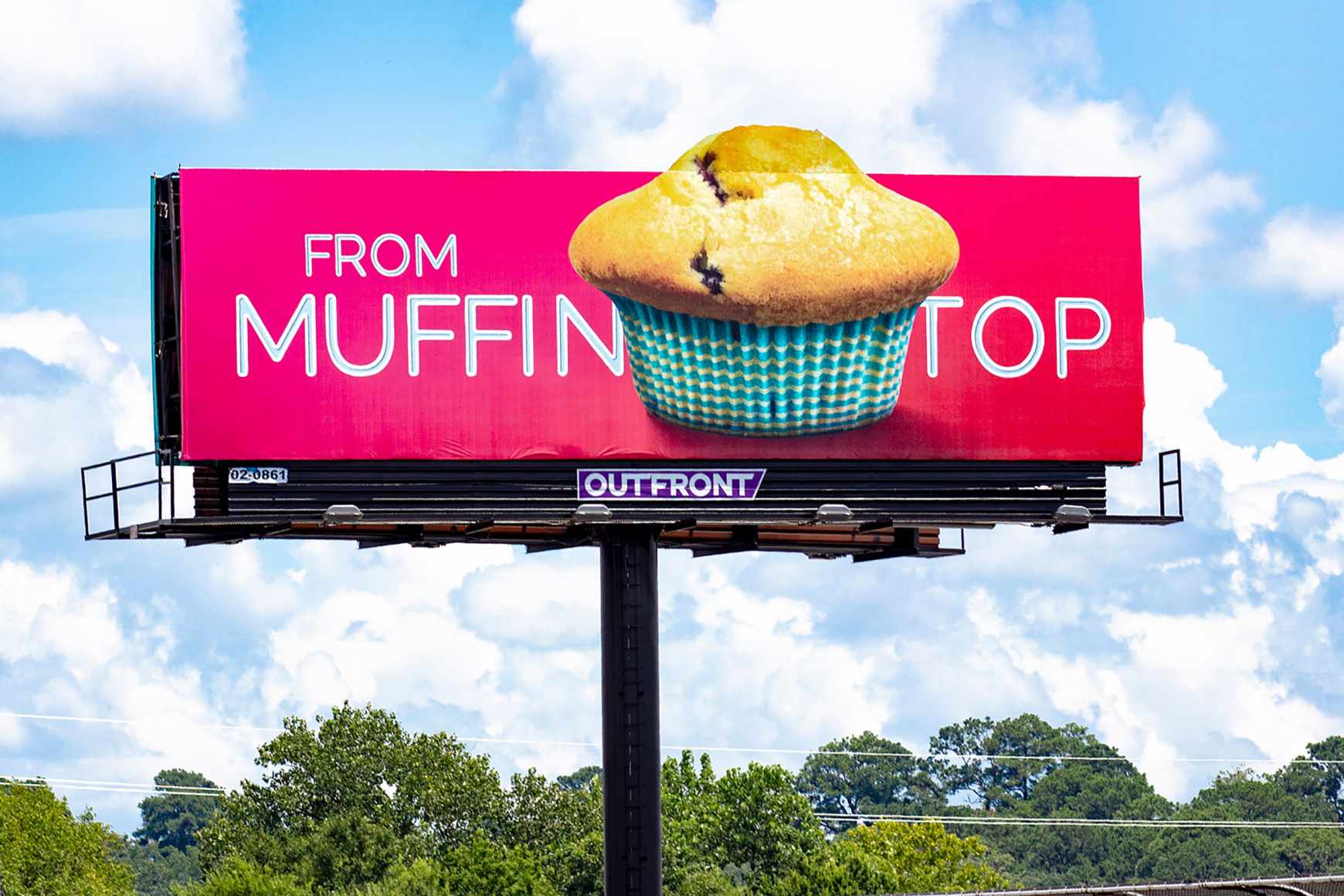 Chattahoochee Plastic Surgery Outdoor Ad - Muffin Top to Hot Muffin
