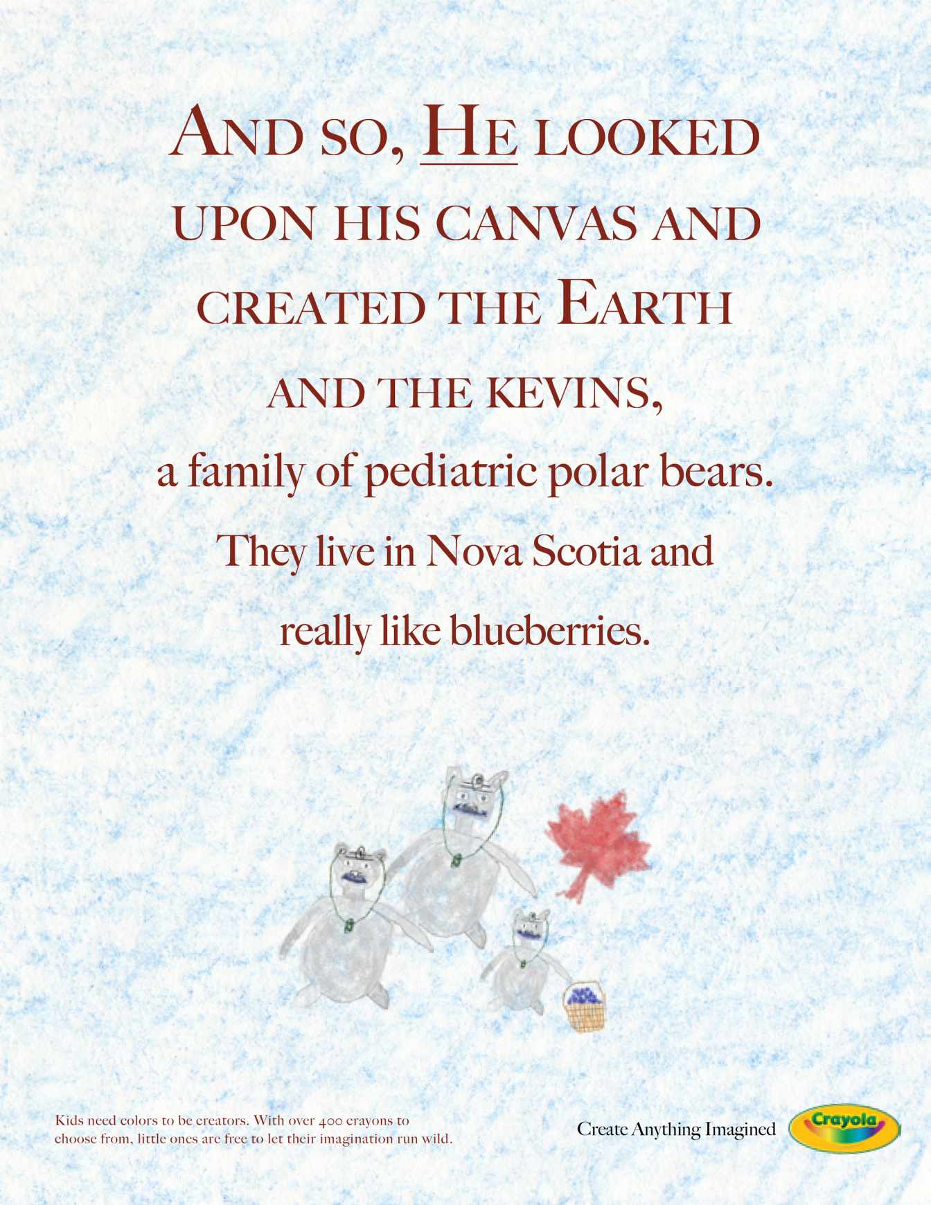 crayola Print Ad - The Kevins 