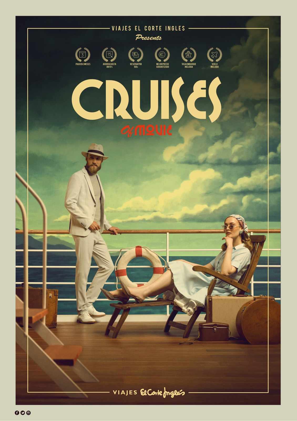 Viajes el Corte Ingles Print Ad - Cruises of Movie