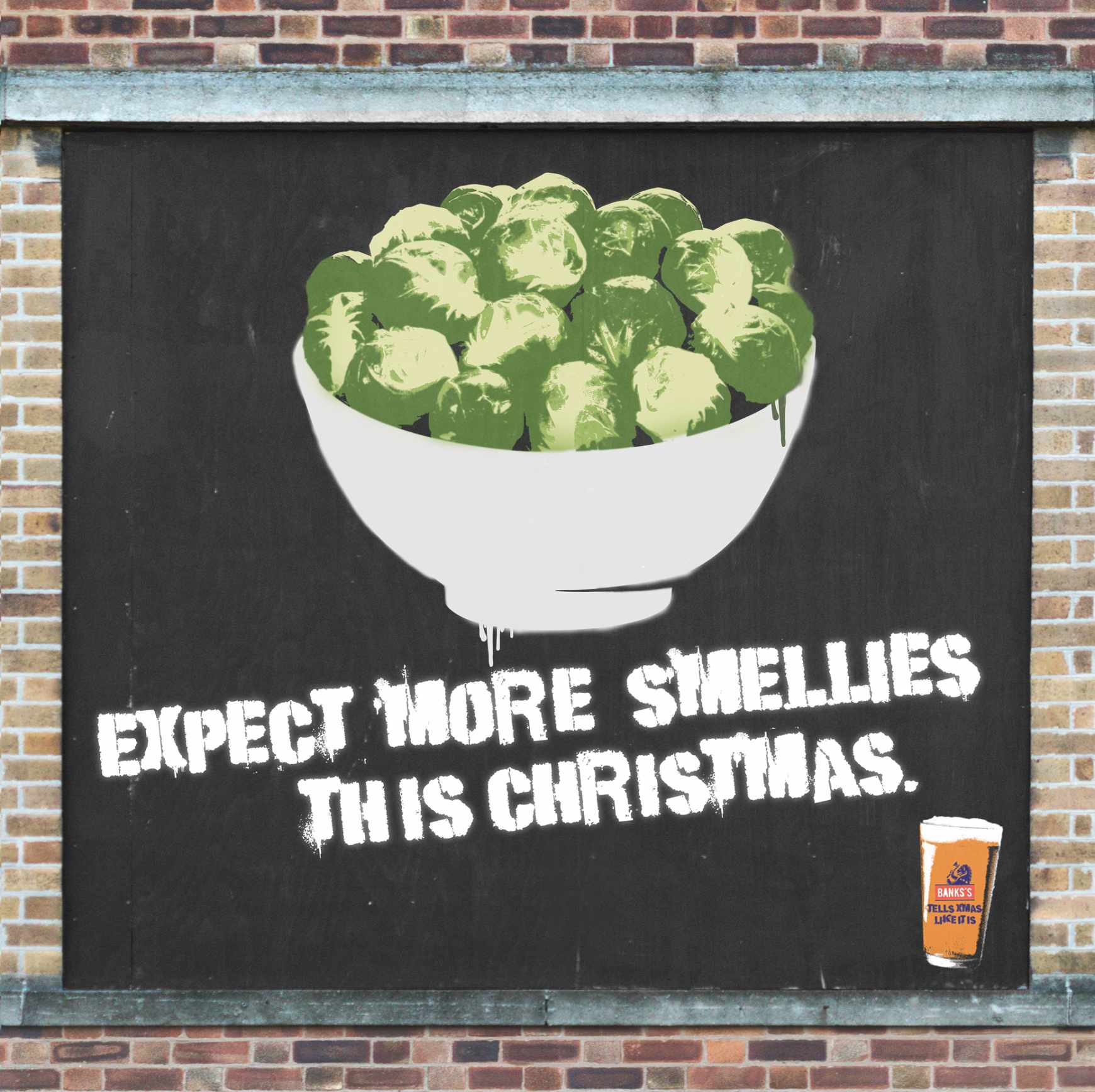 Banks’s Beer Design Ad - Giant Advent Calendar