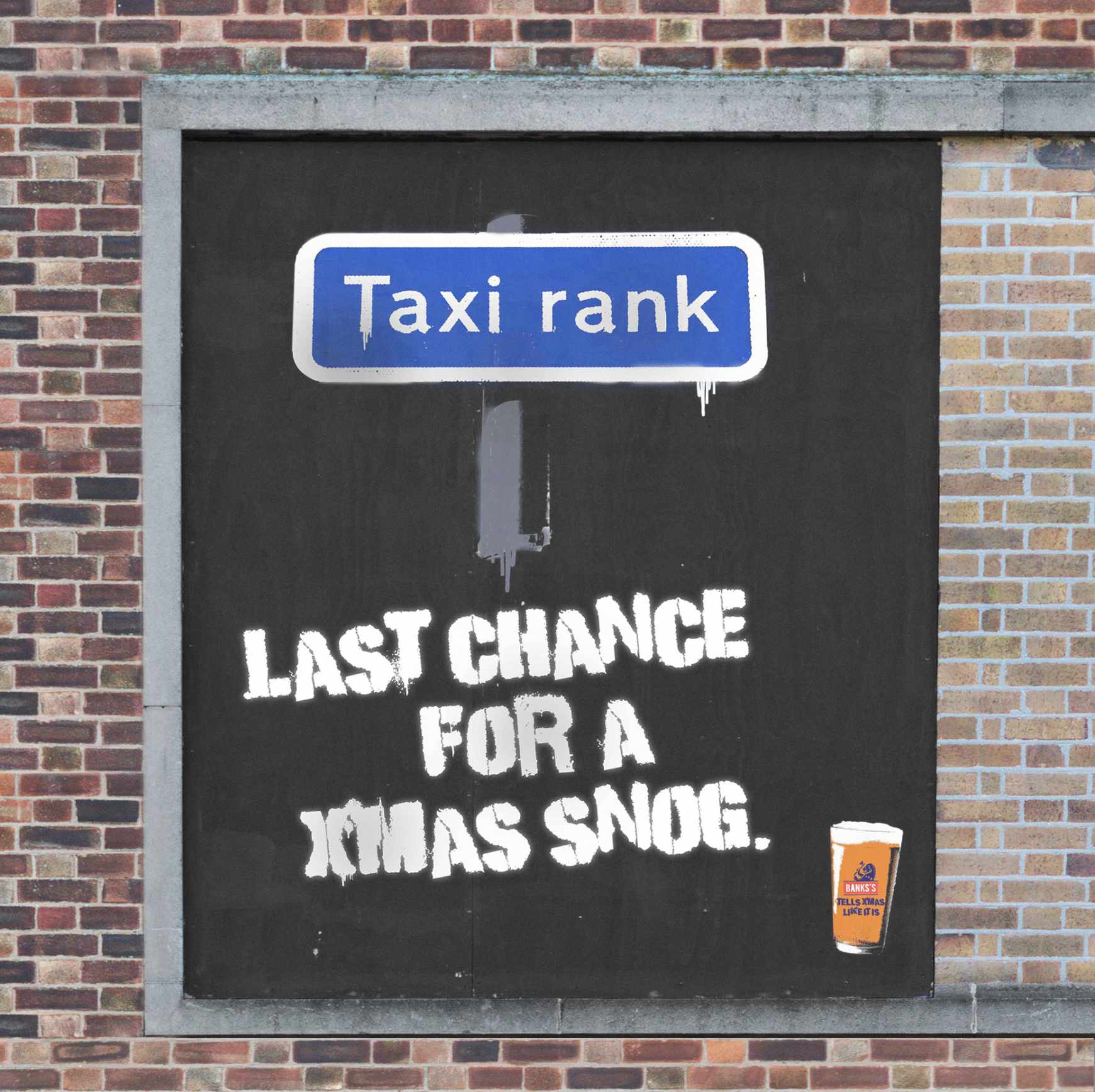 Banks’s Beer Design Ad - Giant Advent Calendar