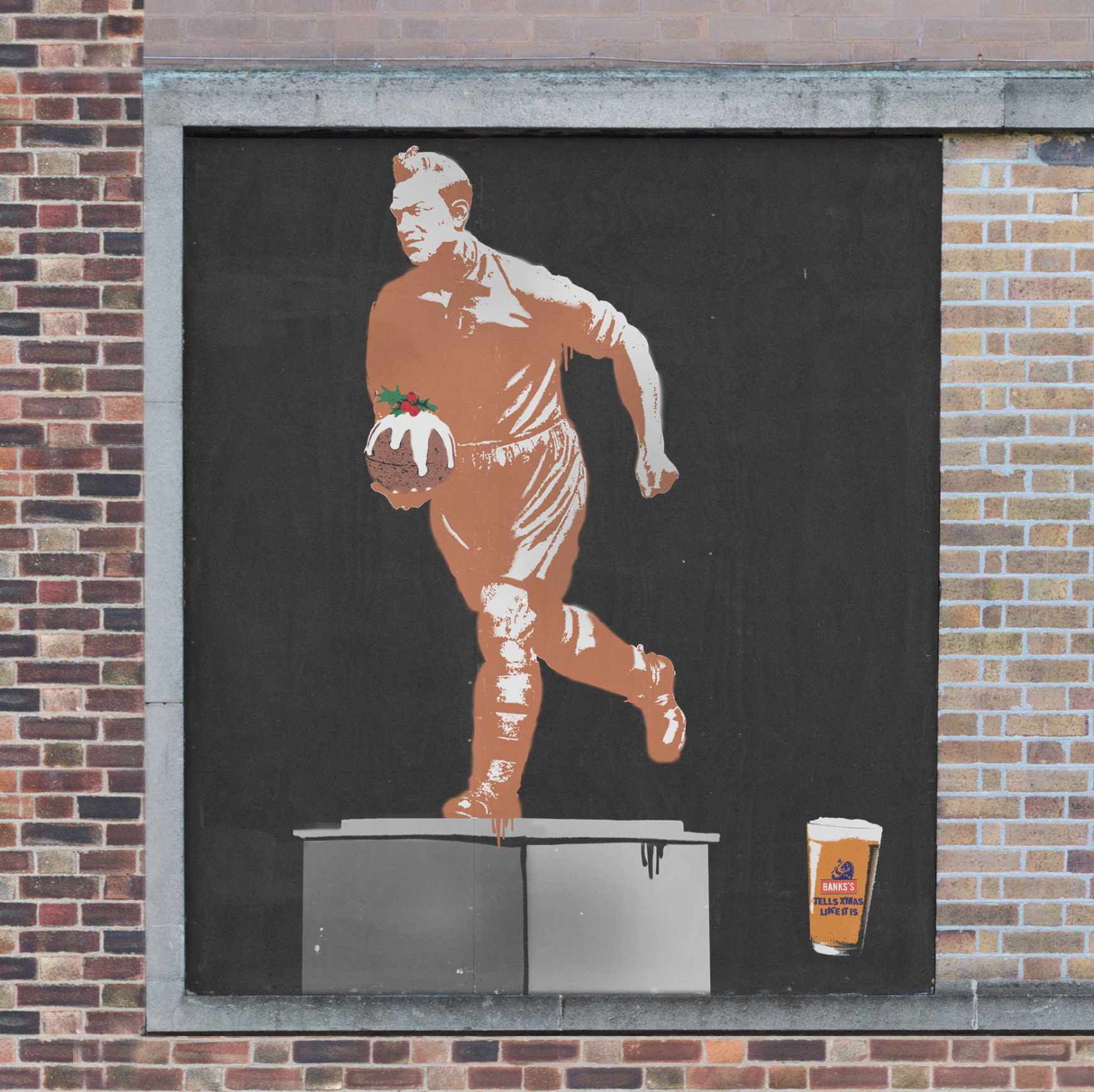 Banks’s Beer Design Ad - Giant Advent Calendar