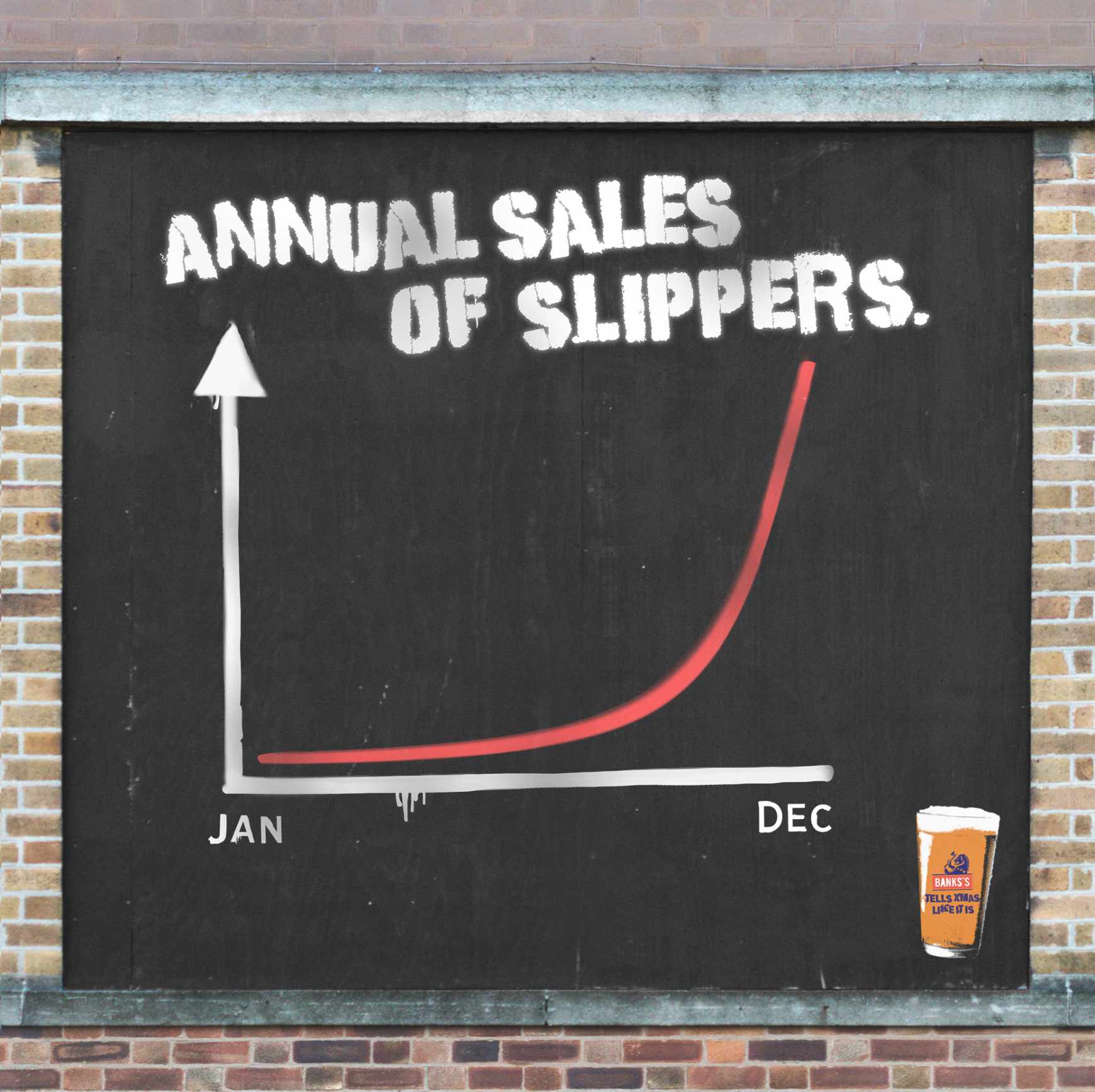 Banks’s Beer Design Ad - Giant Advent Calendar