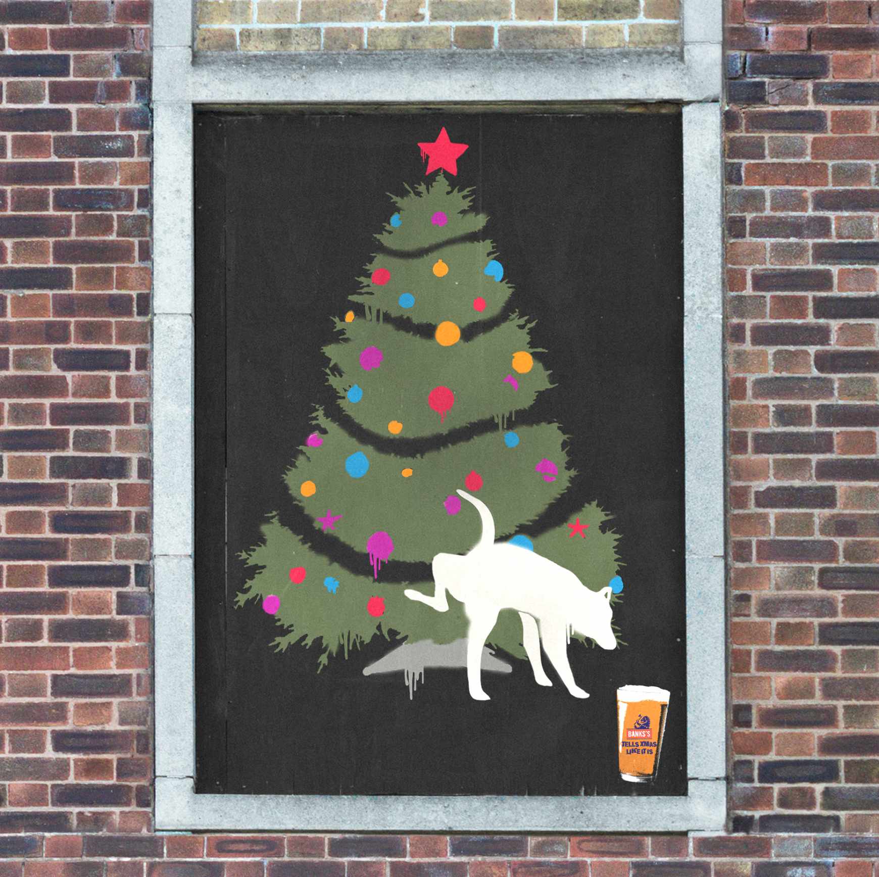 Banks’s Beer Design Ad - Giant Advent Calendar