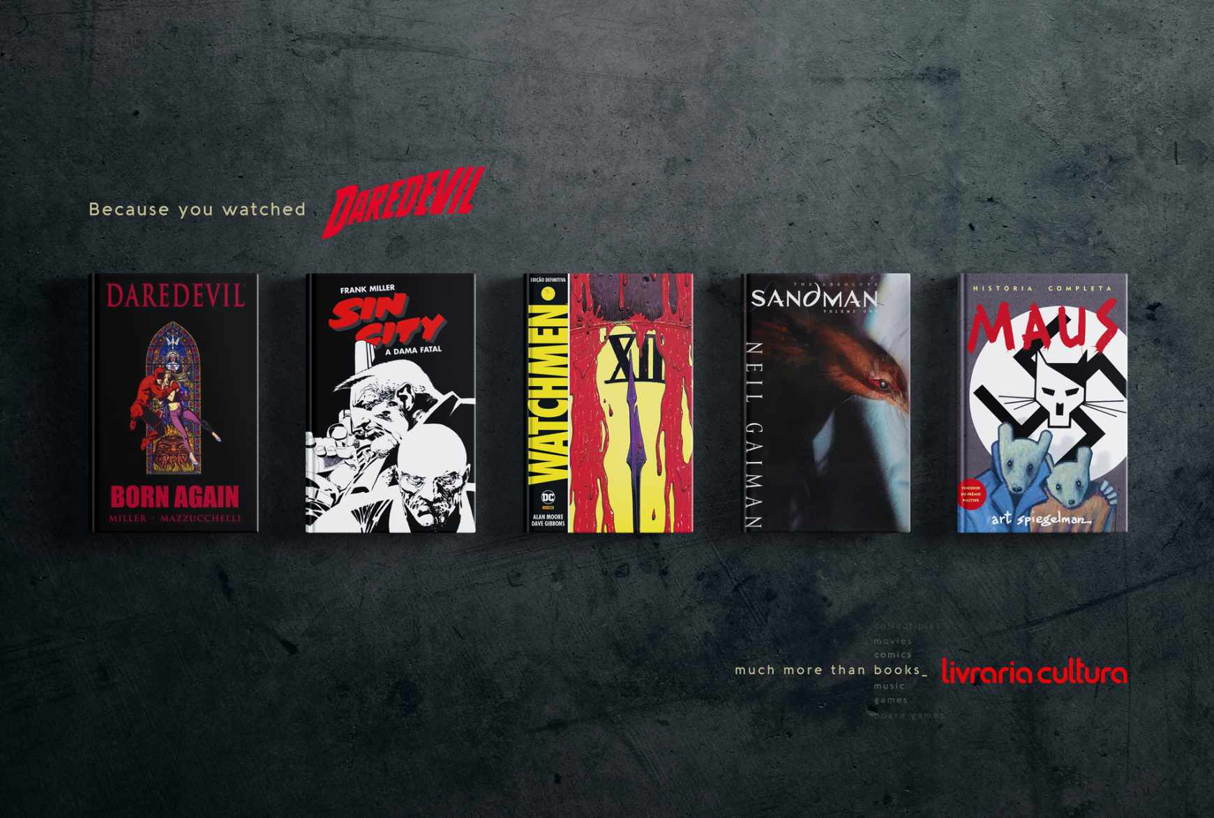 Livraria Cultura Print Ad - Daredevil 