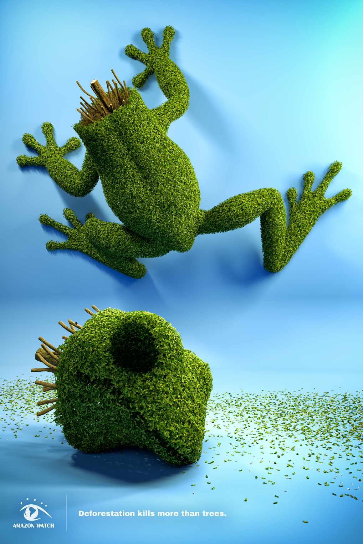 Amazon Watch Print Ad - Topiary Terror - Dart Frog 