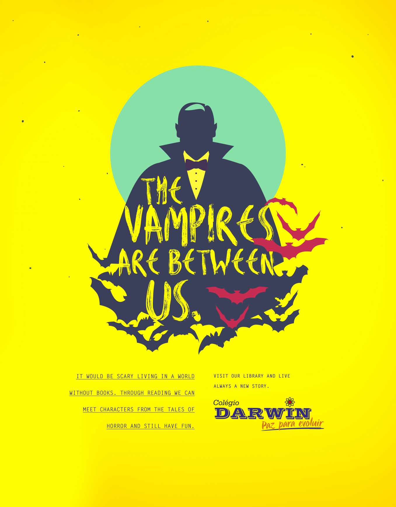Colégio Darwin Print Ad - Vampires