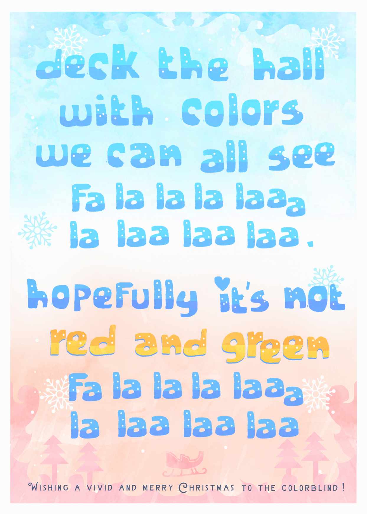 Rebranding Christmas for the Colorblind