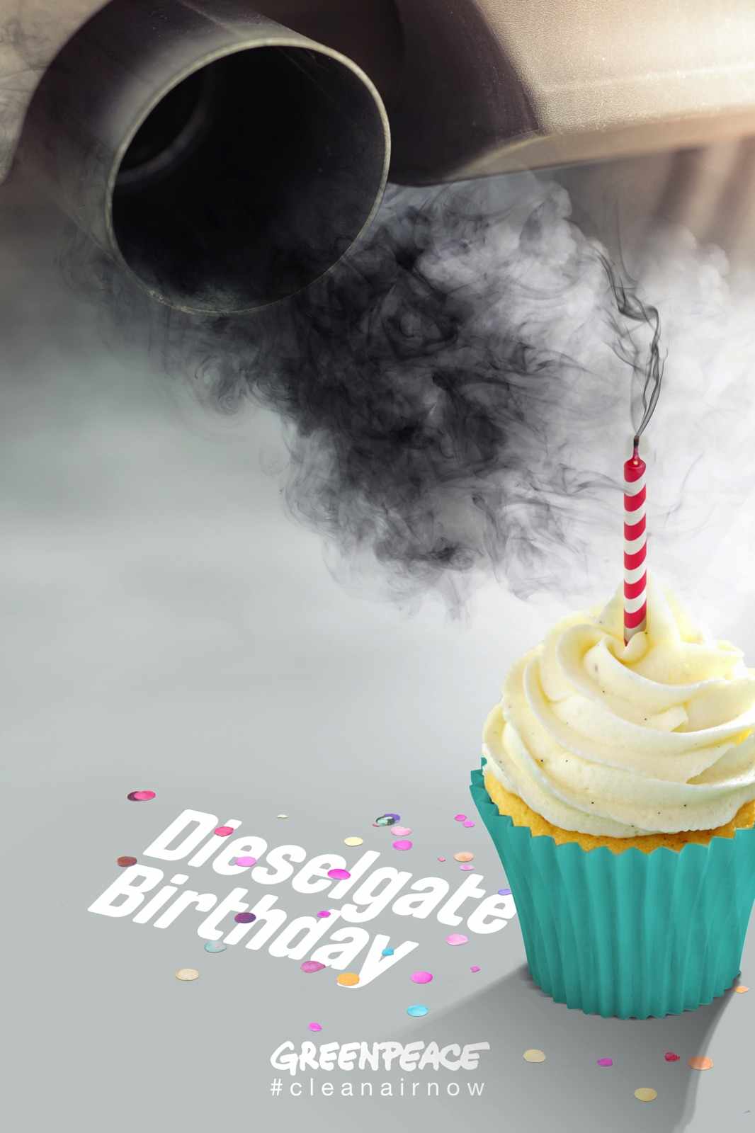 Greenpeace Print Ad - Dieselgate Birthday