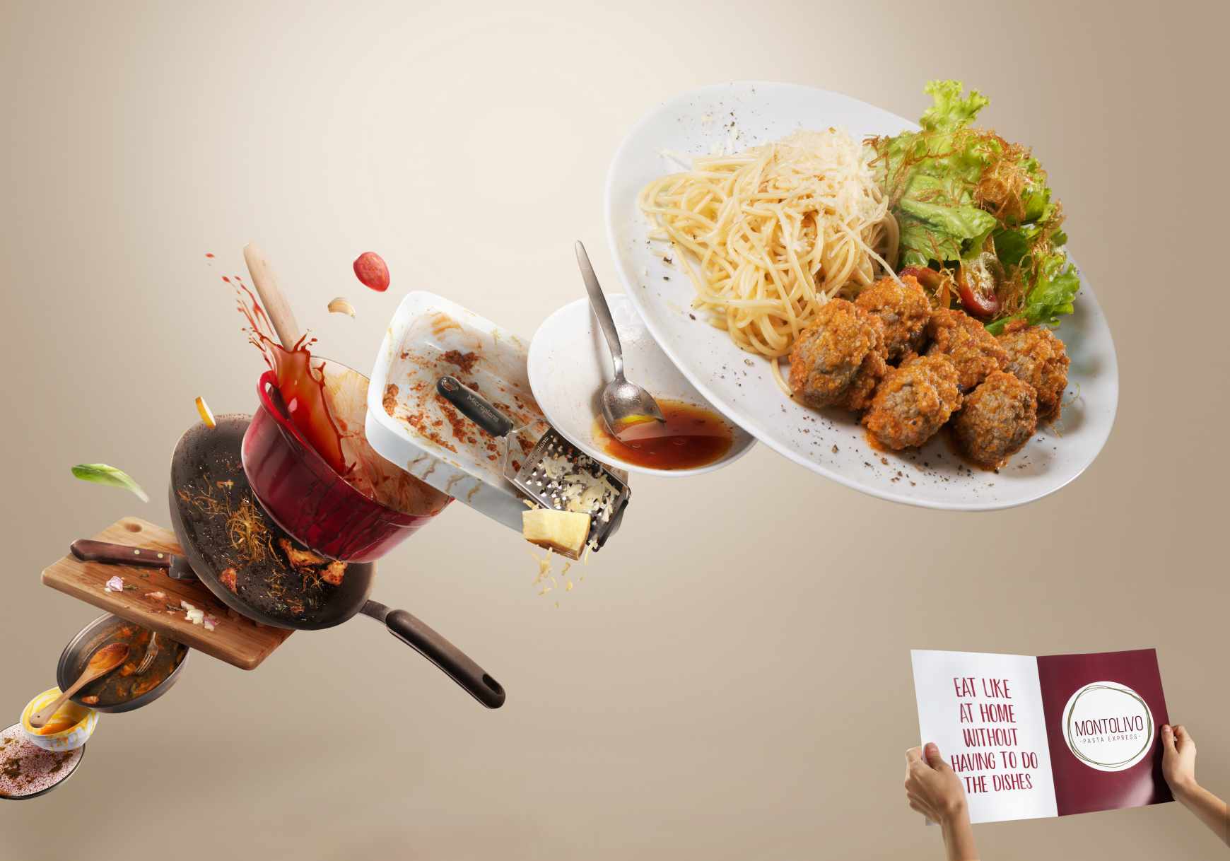 Montolivo Print Ad - Dishes 