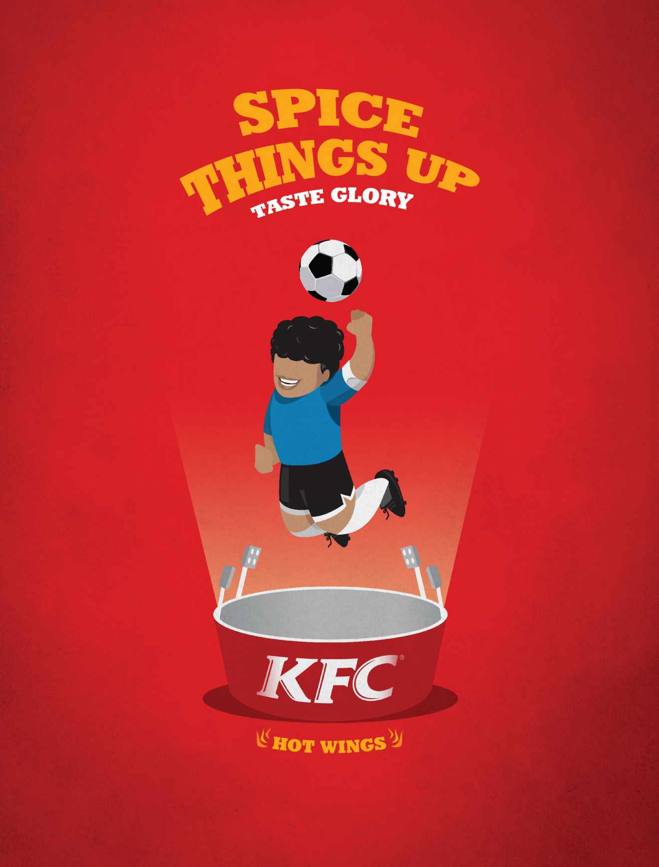 KFC Print Ad - Spice Things Up: Divine Intervention