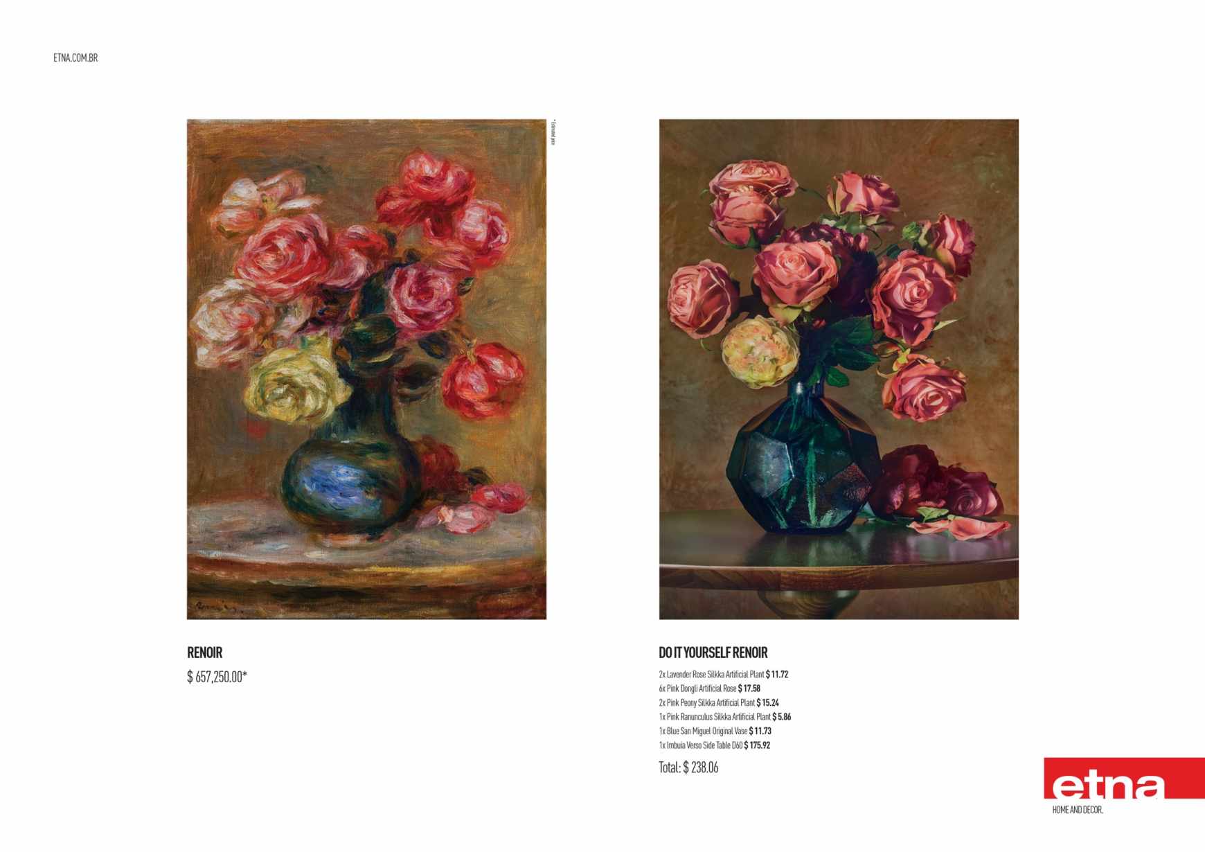Etna Print Ad - Do It Yourself, Renoir