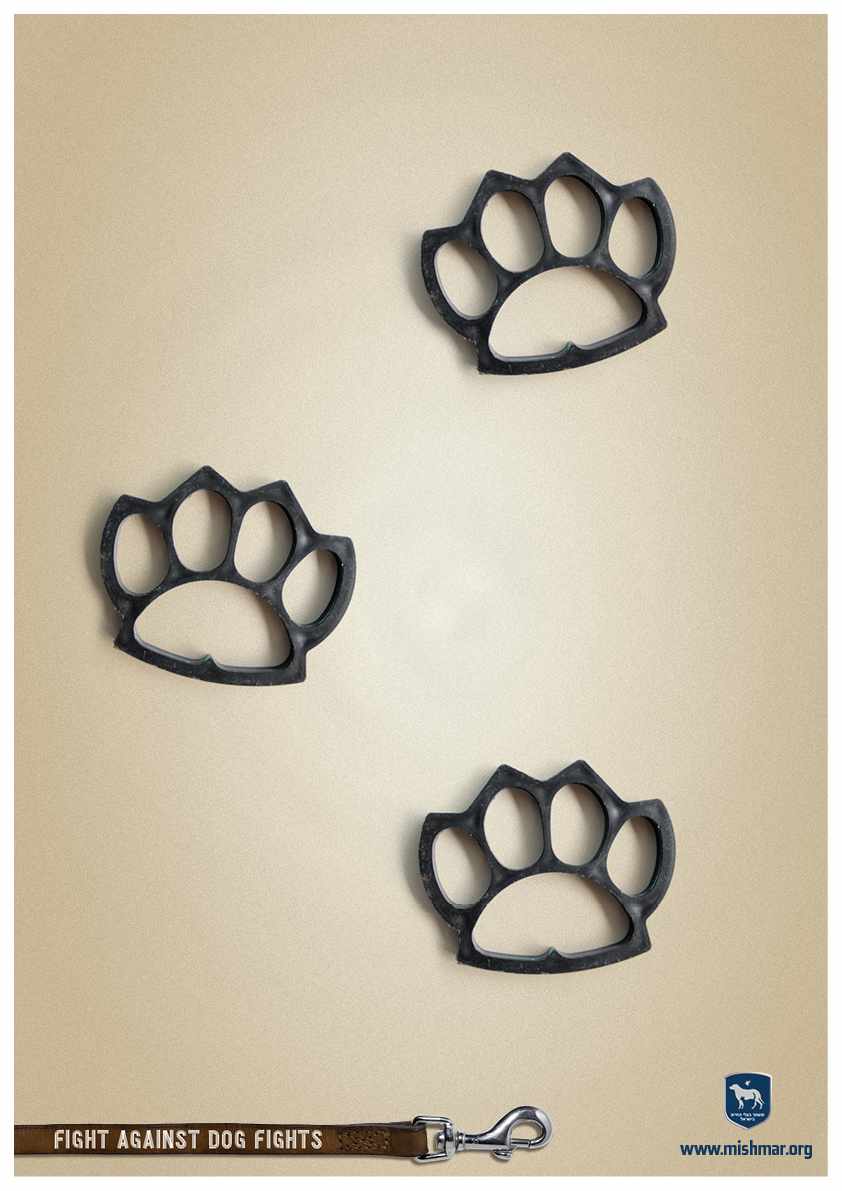 Animal Watch Israel Print Ad - Dog Fights