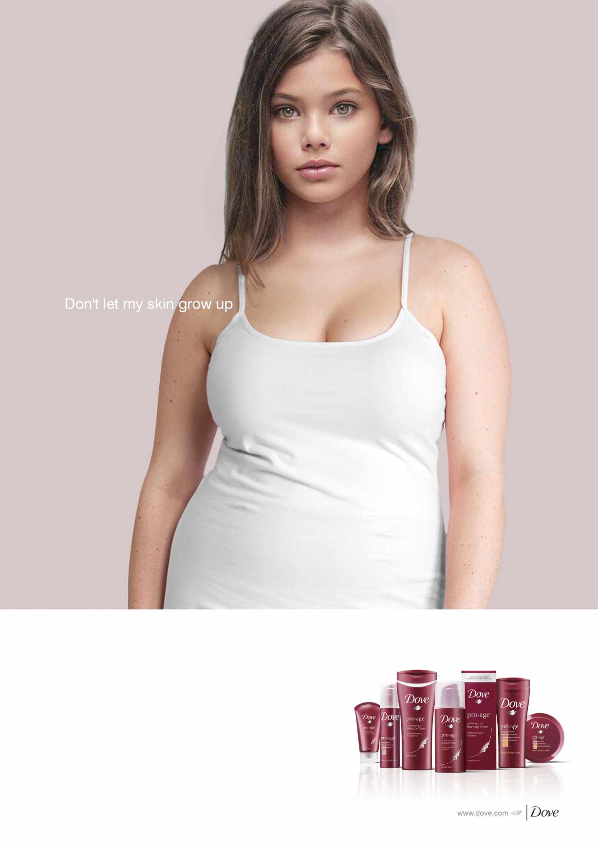 Dove Print Ad - Young Girl