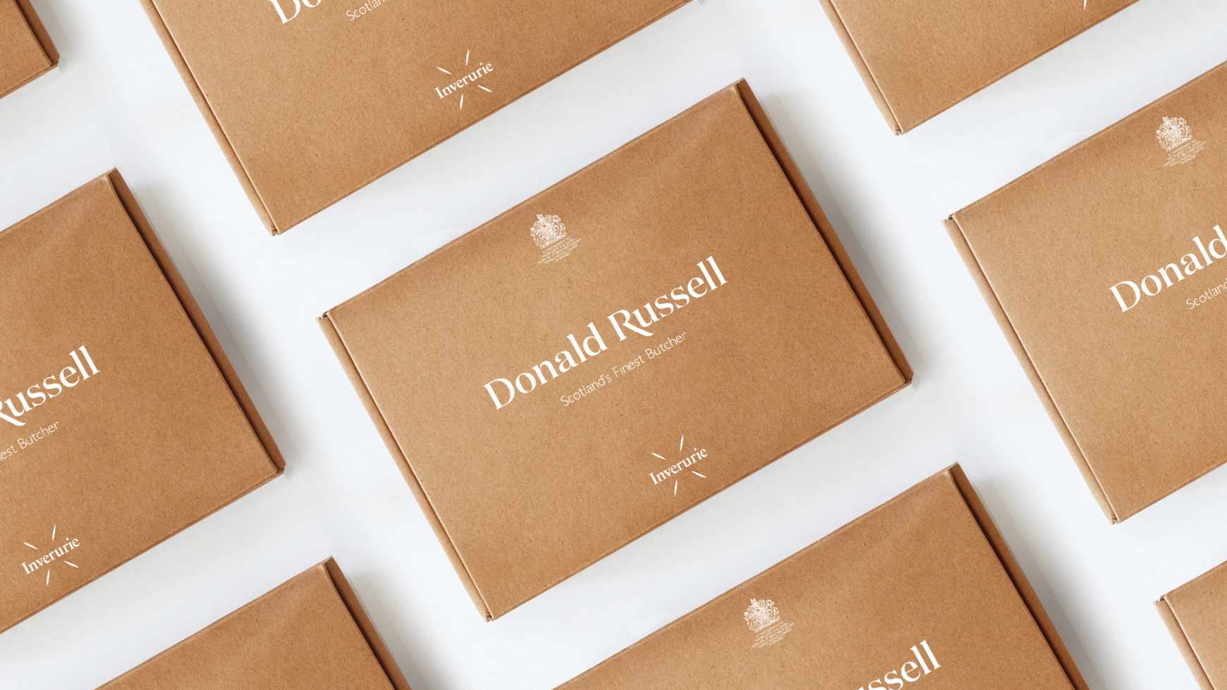 Donald Russell Design Ad - New Visual Identity