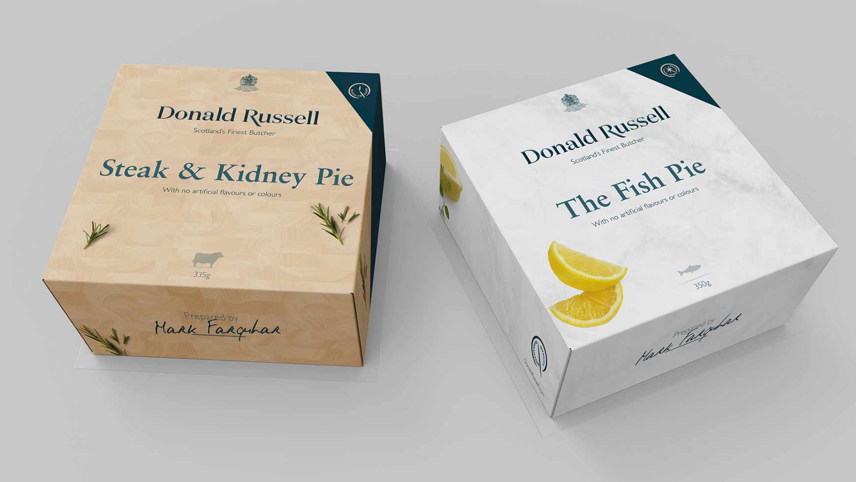 Donald Russell Design Ad - New Visual Identity