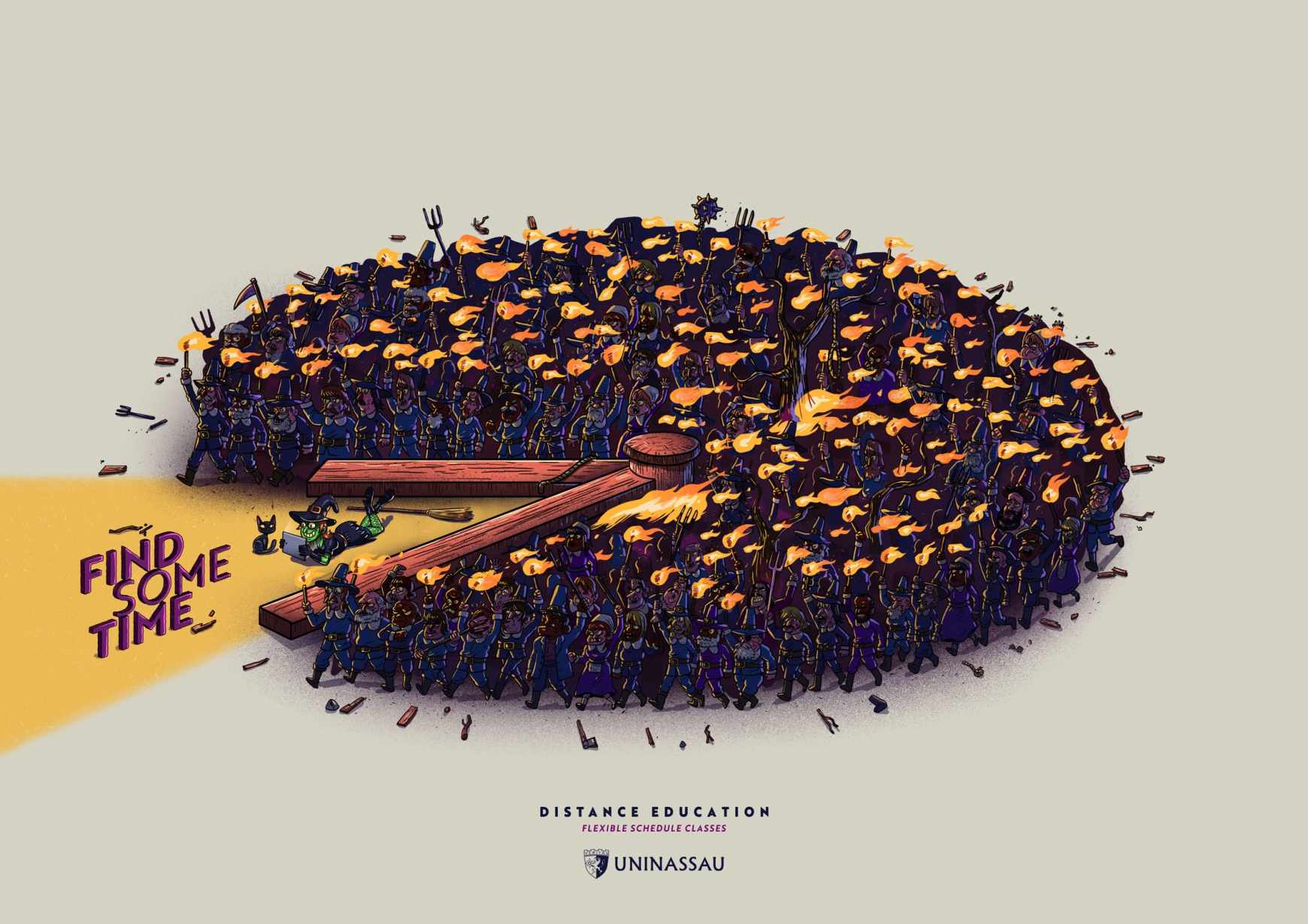 UNINASSAU Print Ad - Find Some Time, 1 