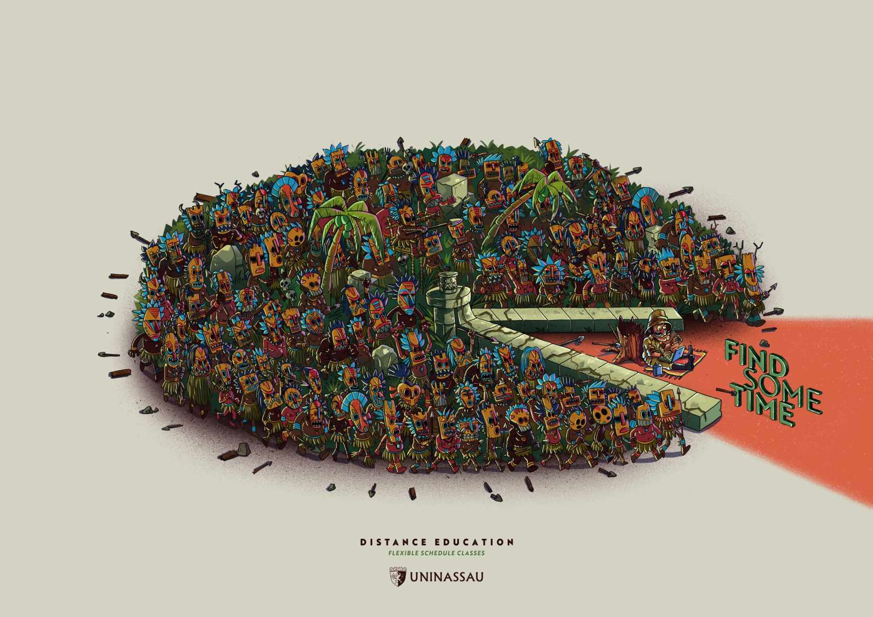 UNINASSAU Print Ad - Find Some Time, 2 